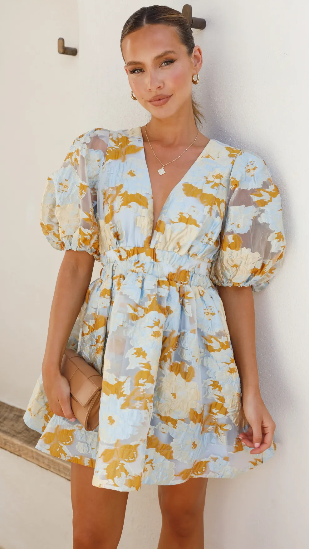 Abel Mini Dress - Blue