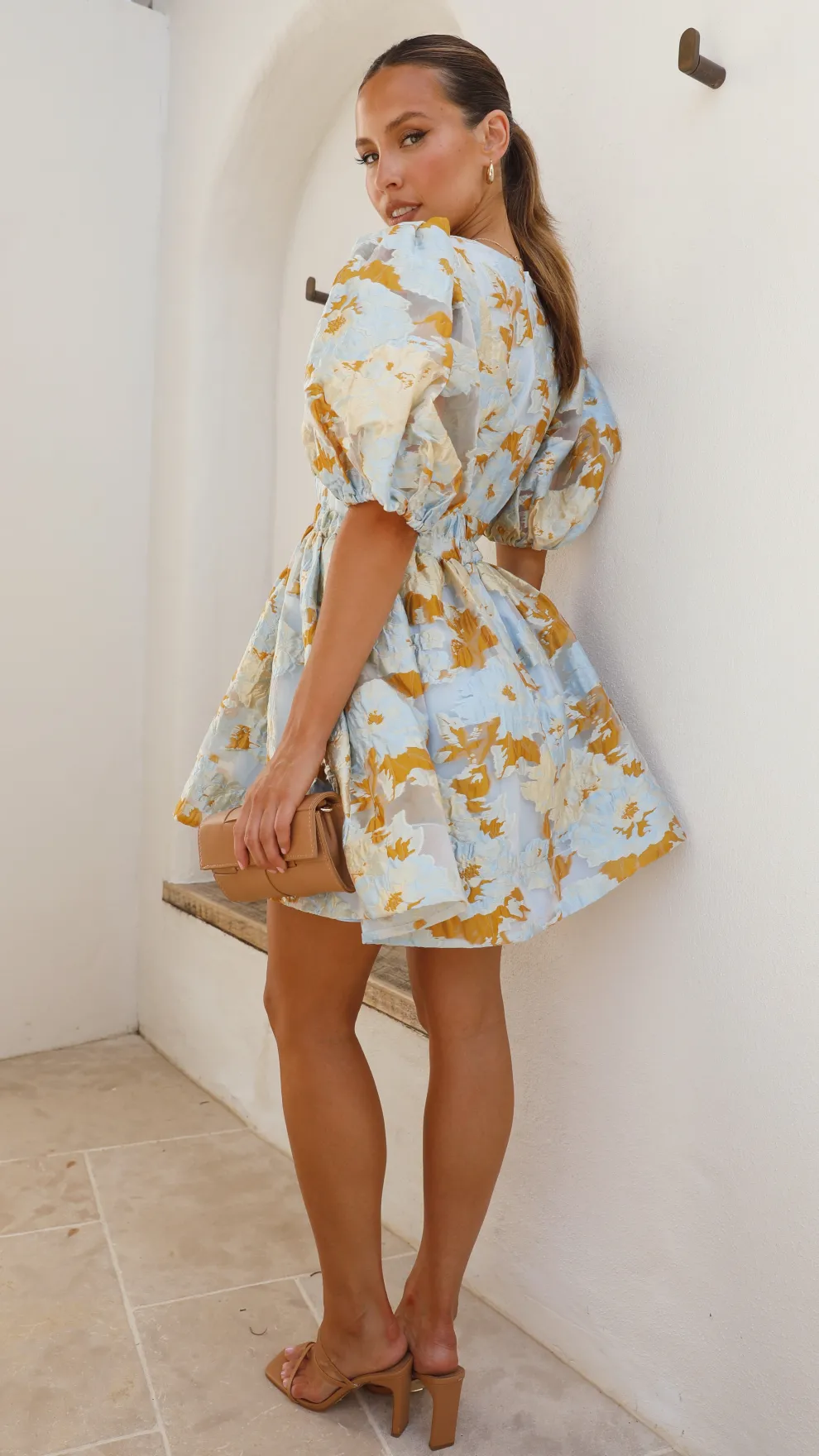 Abel Mini Dress - Blue