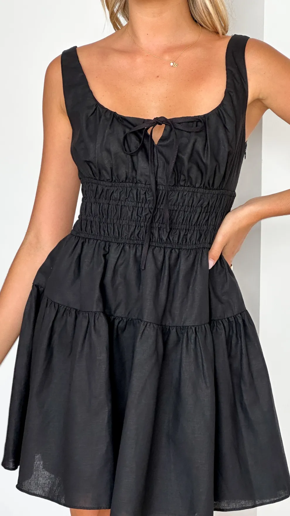 Abrina Mini Dress - Black