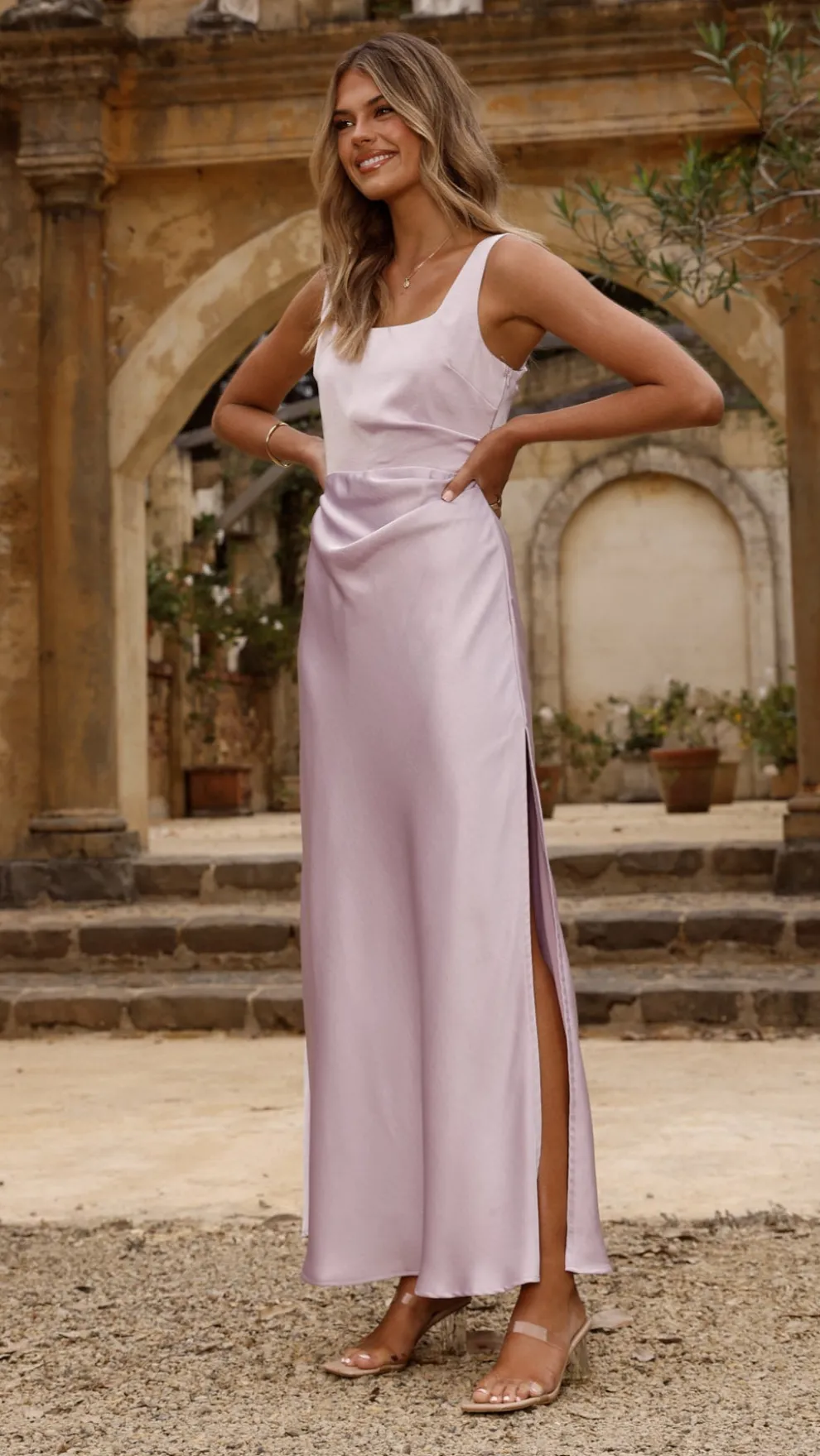 Adeline Maxi Dress - Lilac