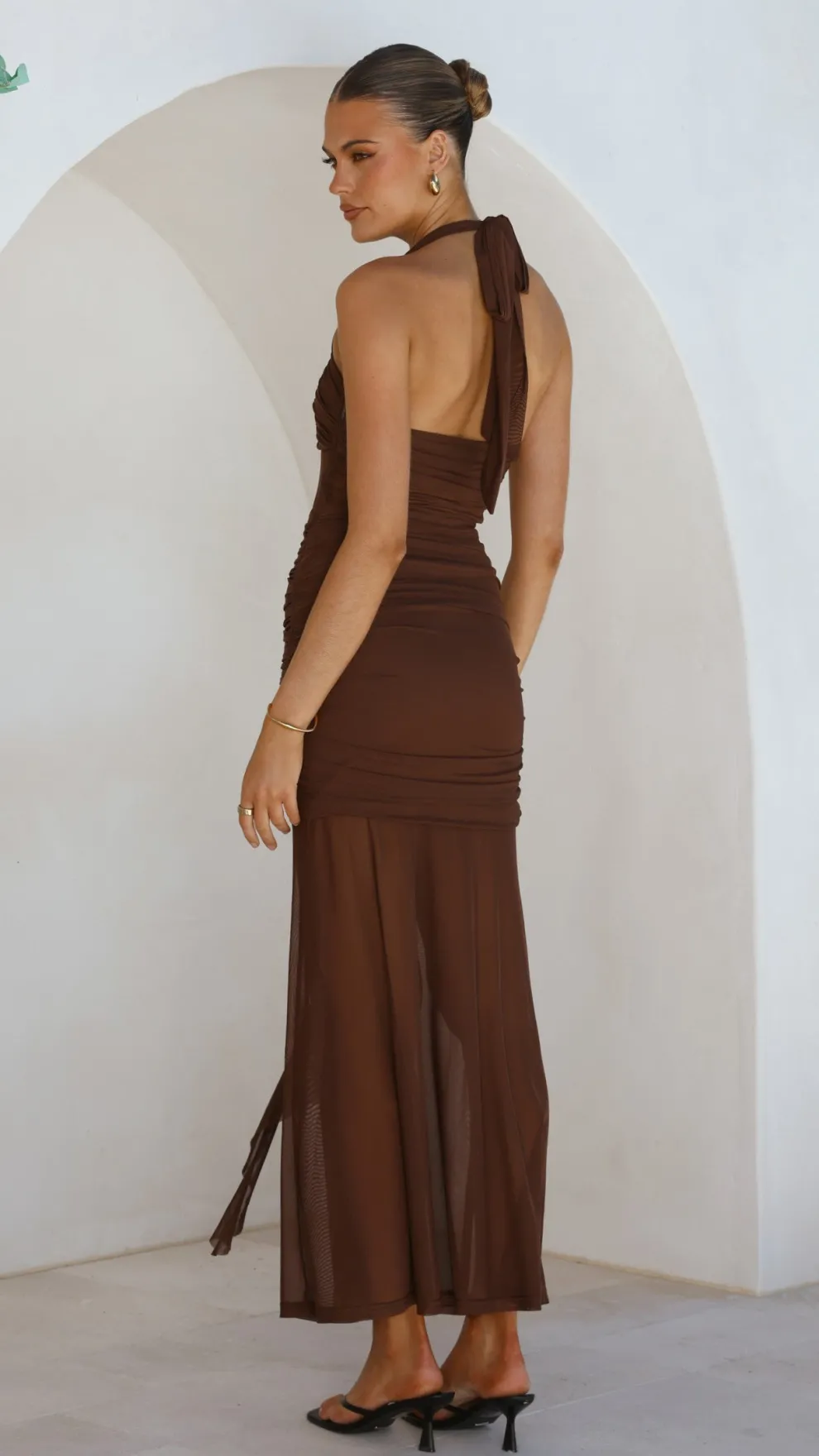 Alani Maxi Dress - Chocolate