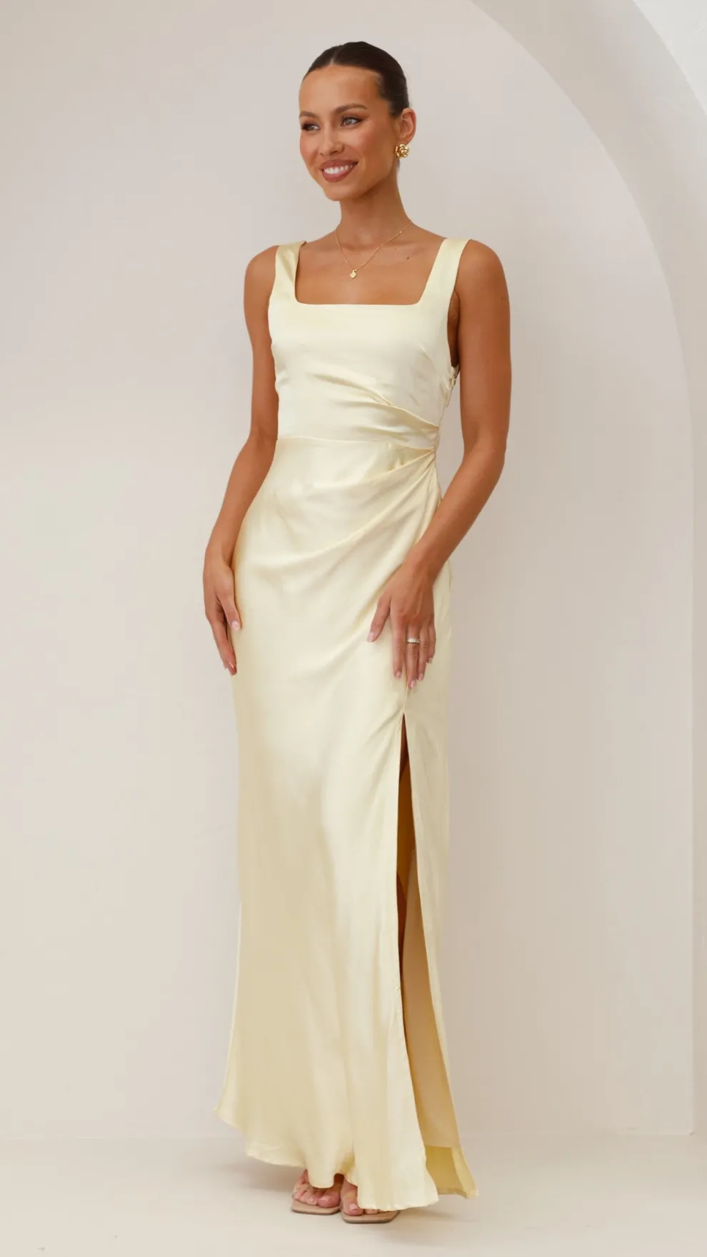 Alaria Maxi Dress - Yellow