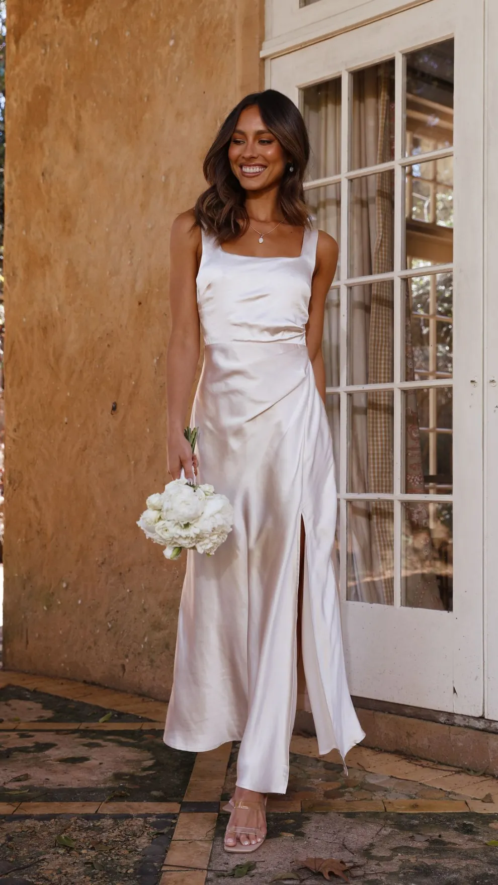 Alaria Maxi Dress - Champagne