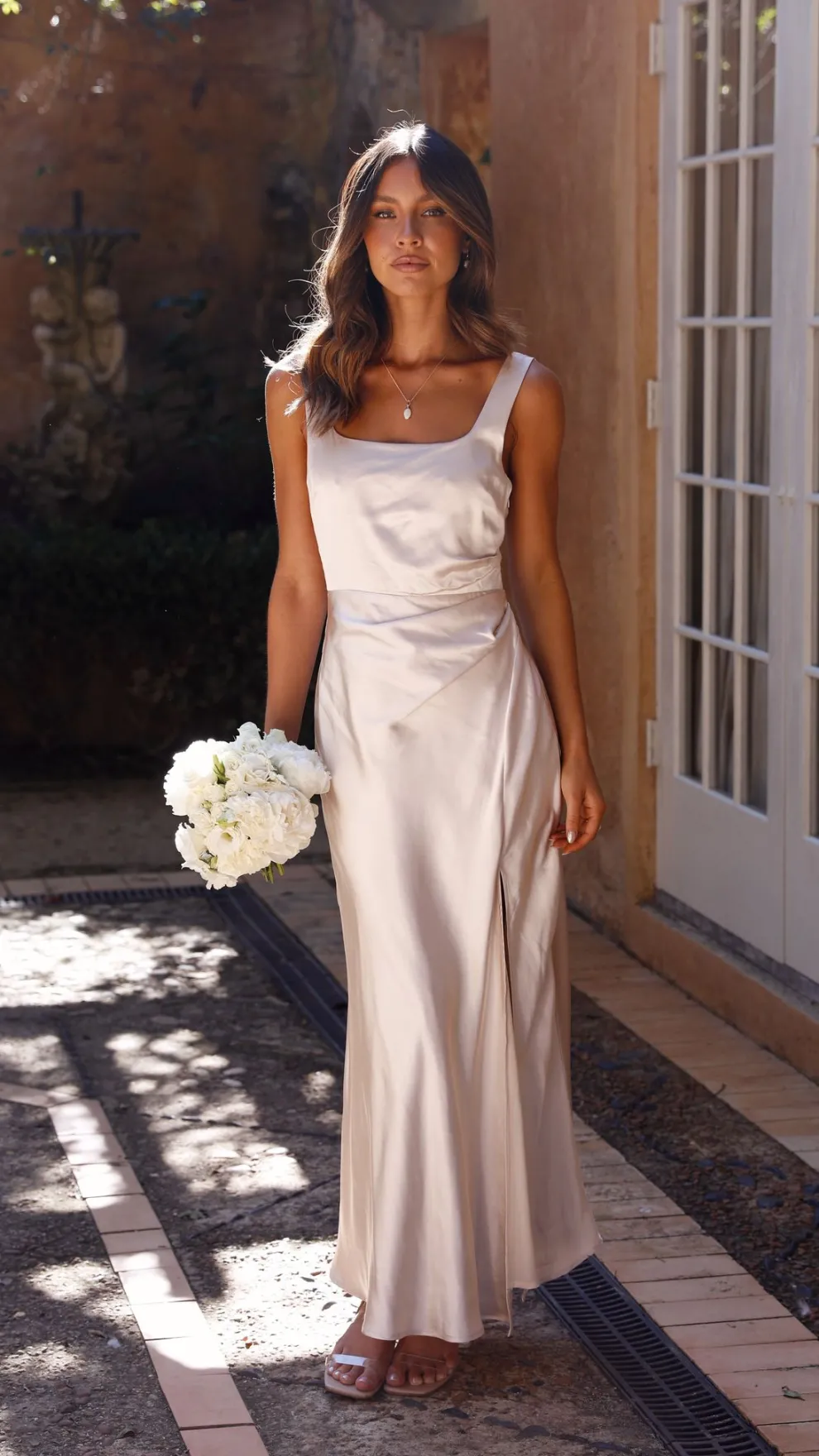 Alaria Maxi Dress - Champagne