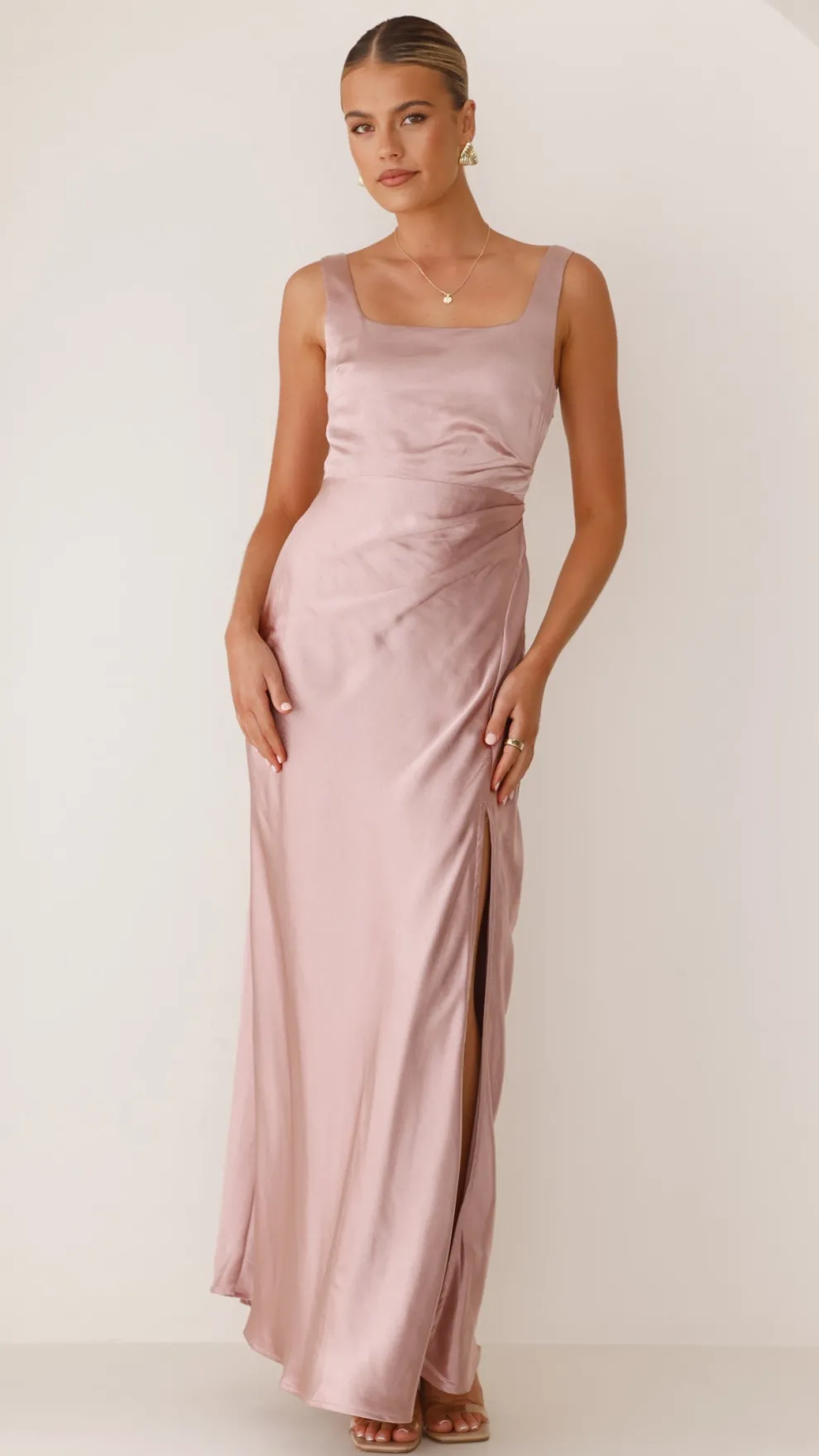 Alaria Maxi Dress - Dusty Pink