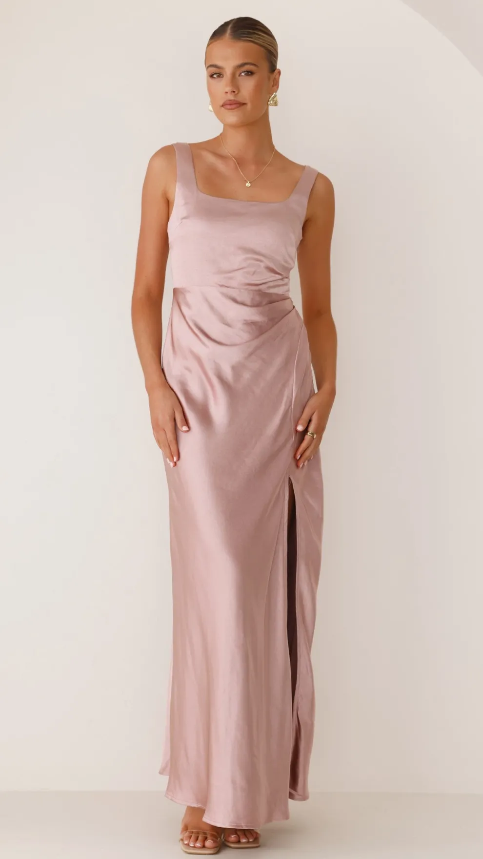 Alaria Maxi Dress - Dusty Pink