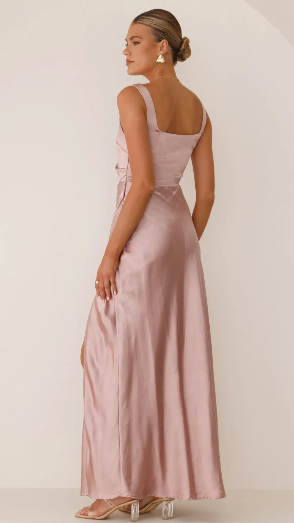 Alaria Maxi Dress - Dusty Pink