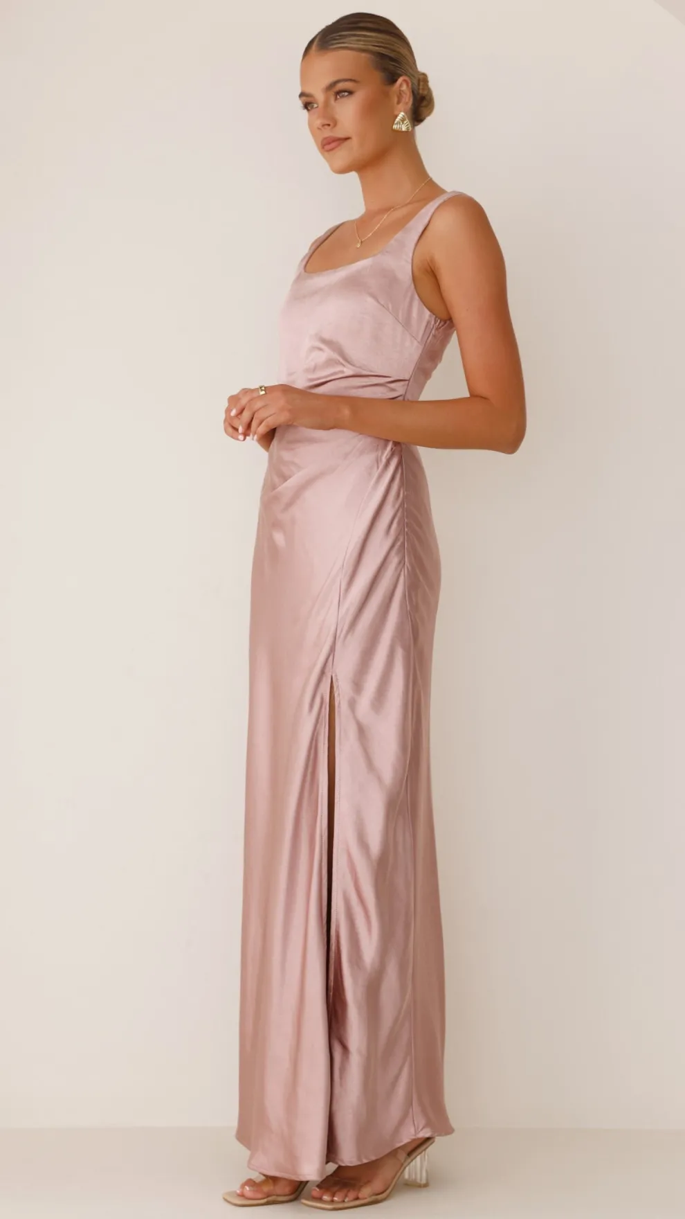 Alaria Maxi Dress - Dusty Pink