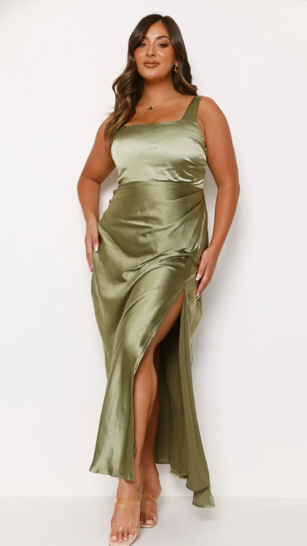 Alaria Maxi Dress - Olive