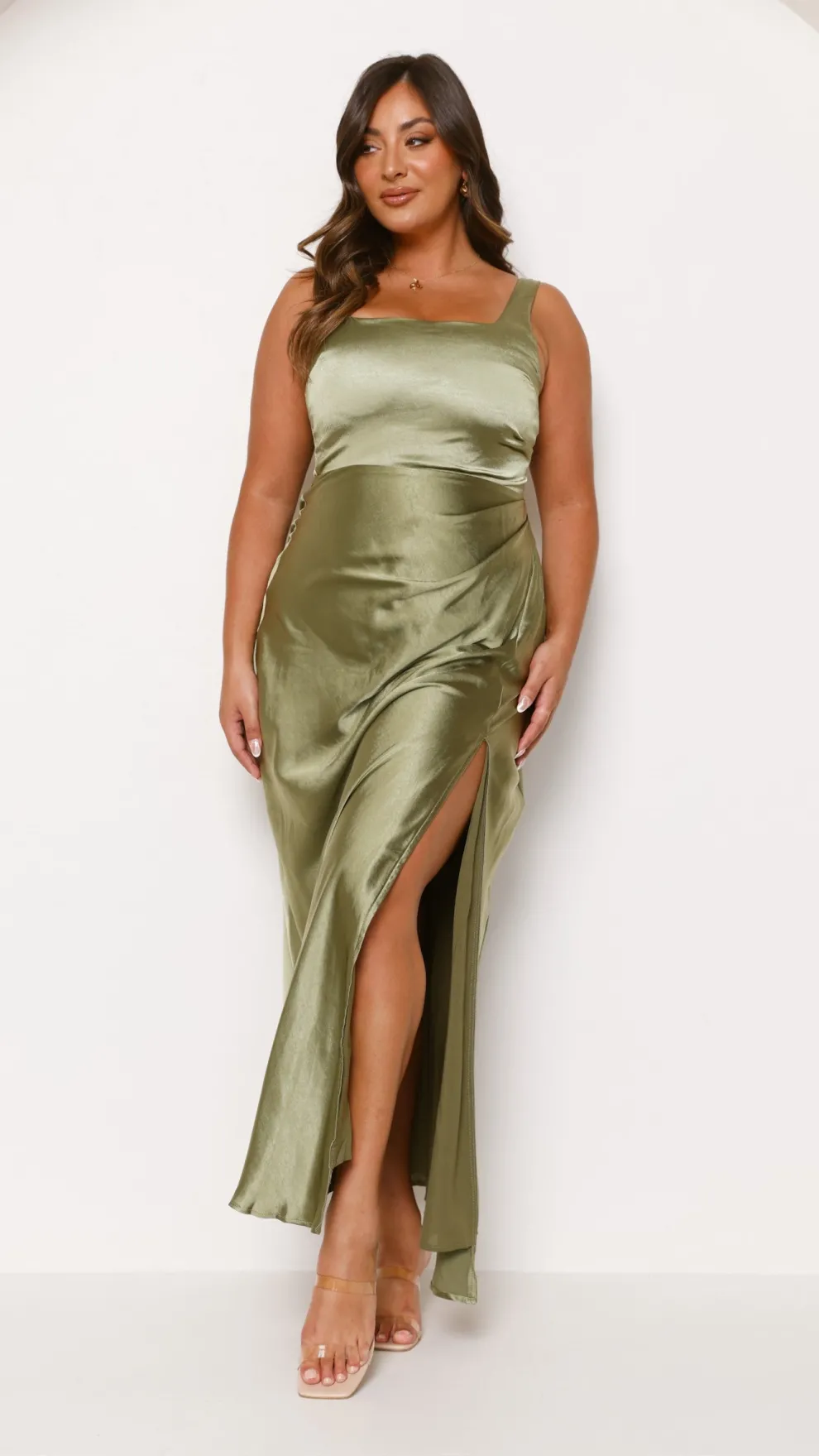Alaria Maxi Dress - Olive