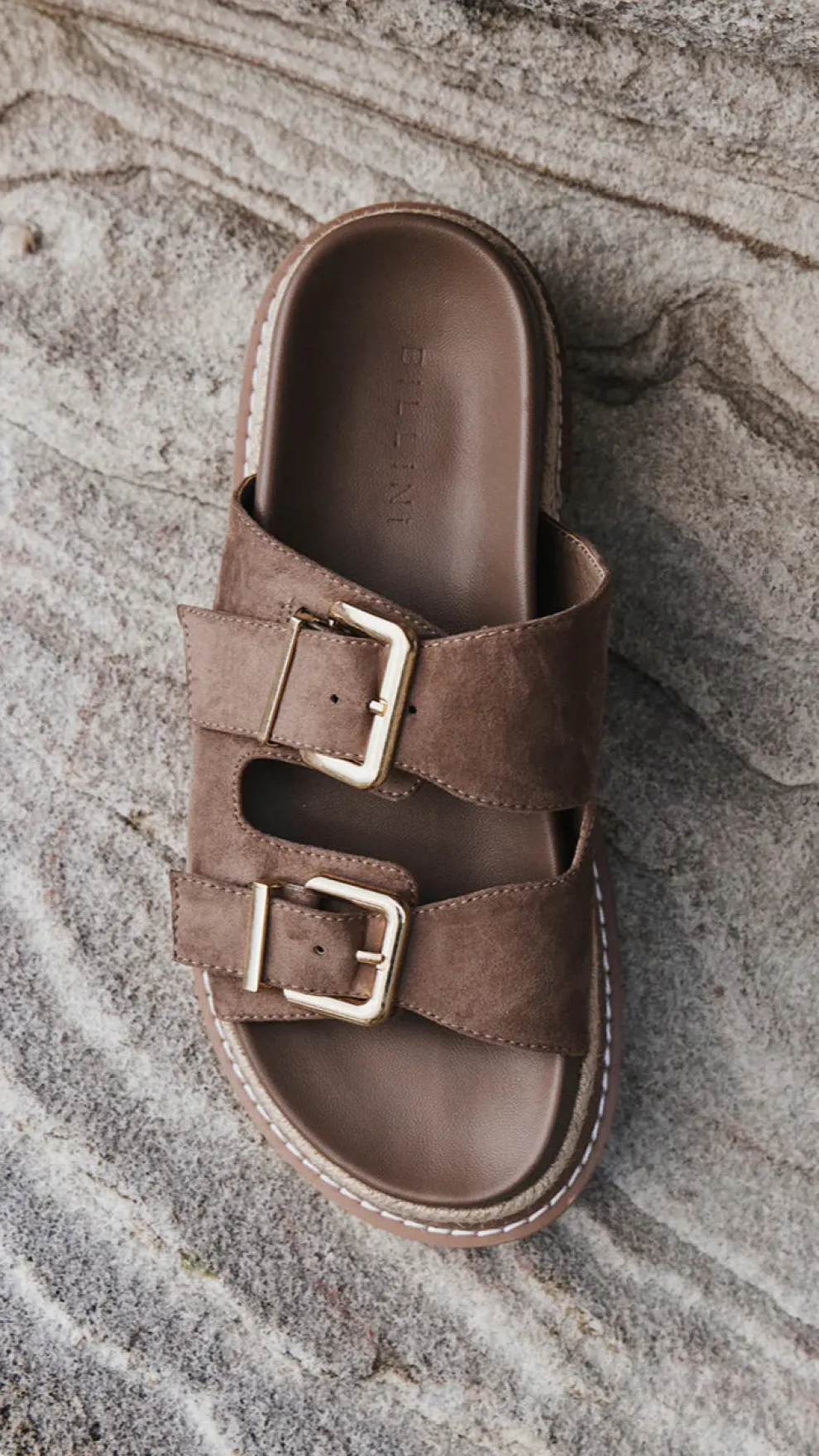Alder Slide - Fawn Suede