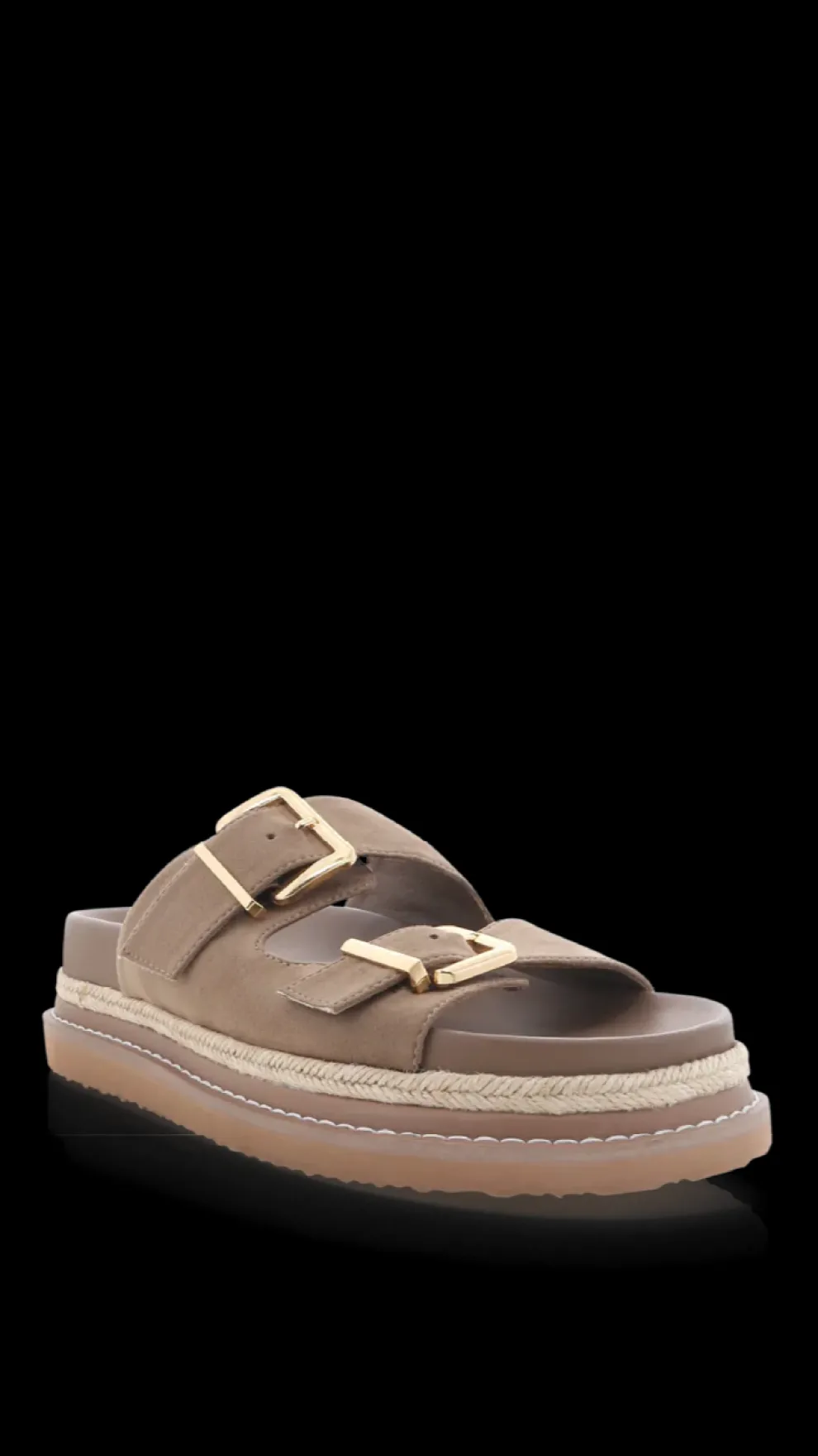 Alder Slide - Fawn Suede