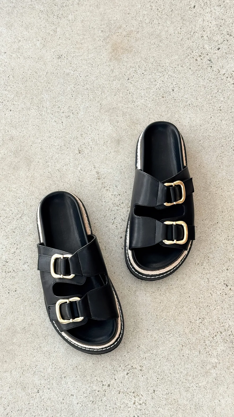 Alessia Slide - Black