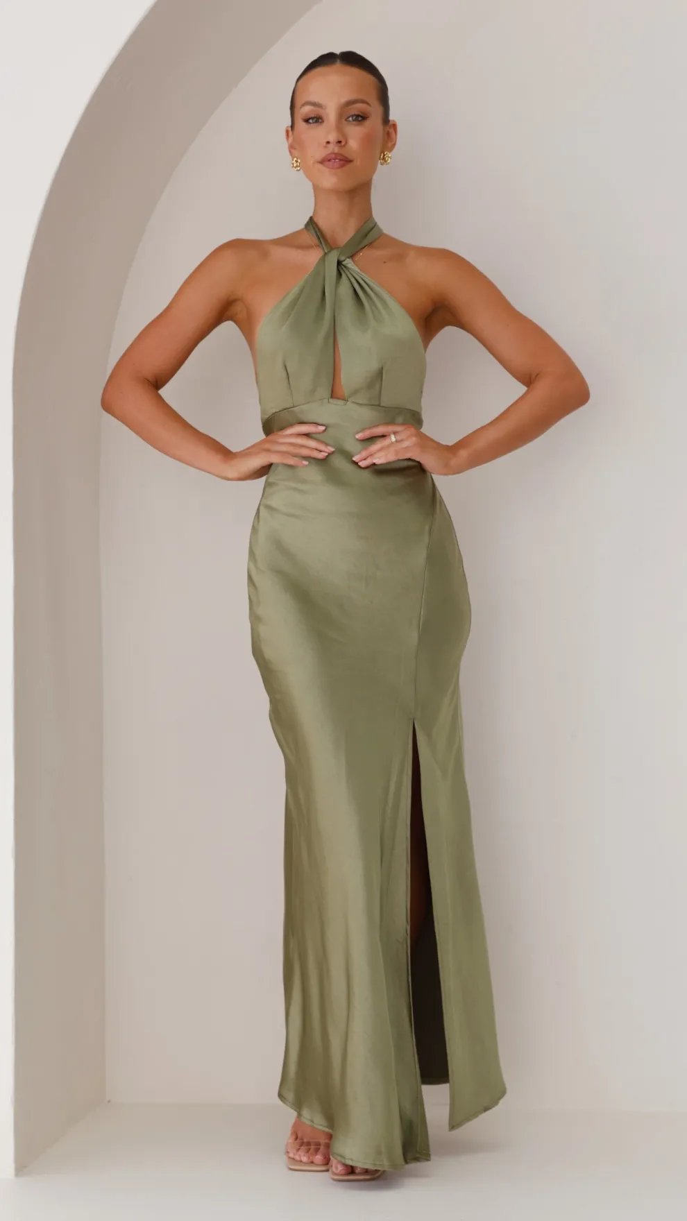 Amalia Maxi Dress - Olive