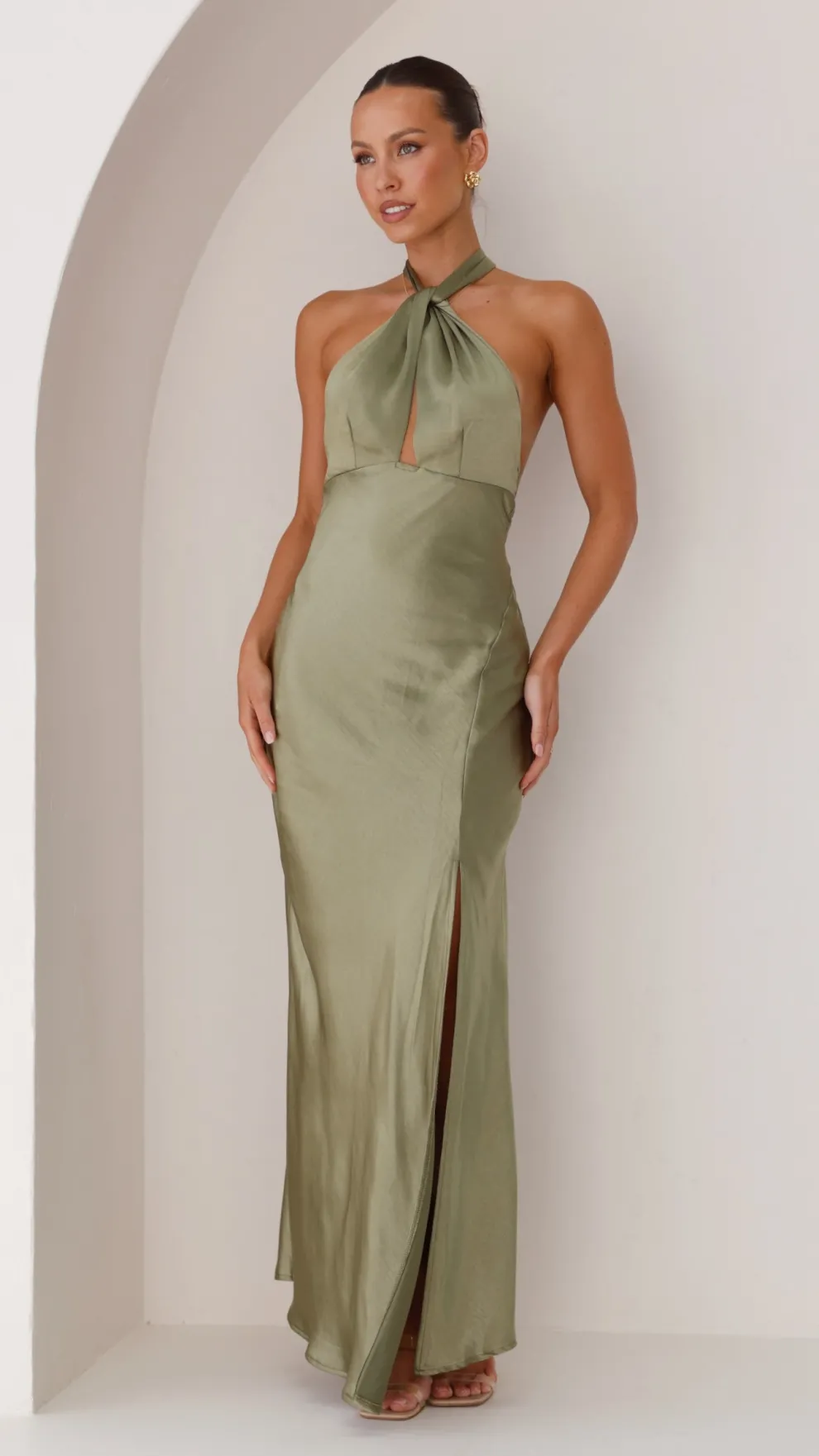 Amalia Maxi Dress - Olive