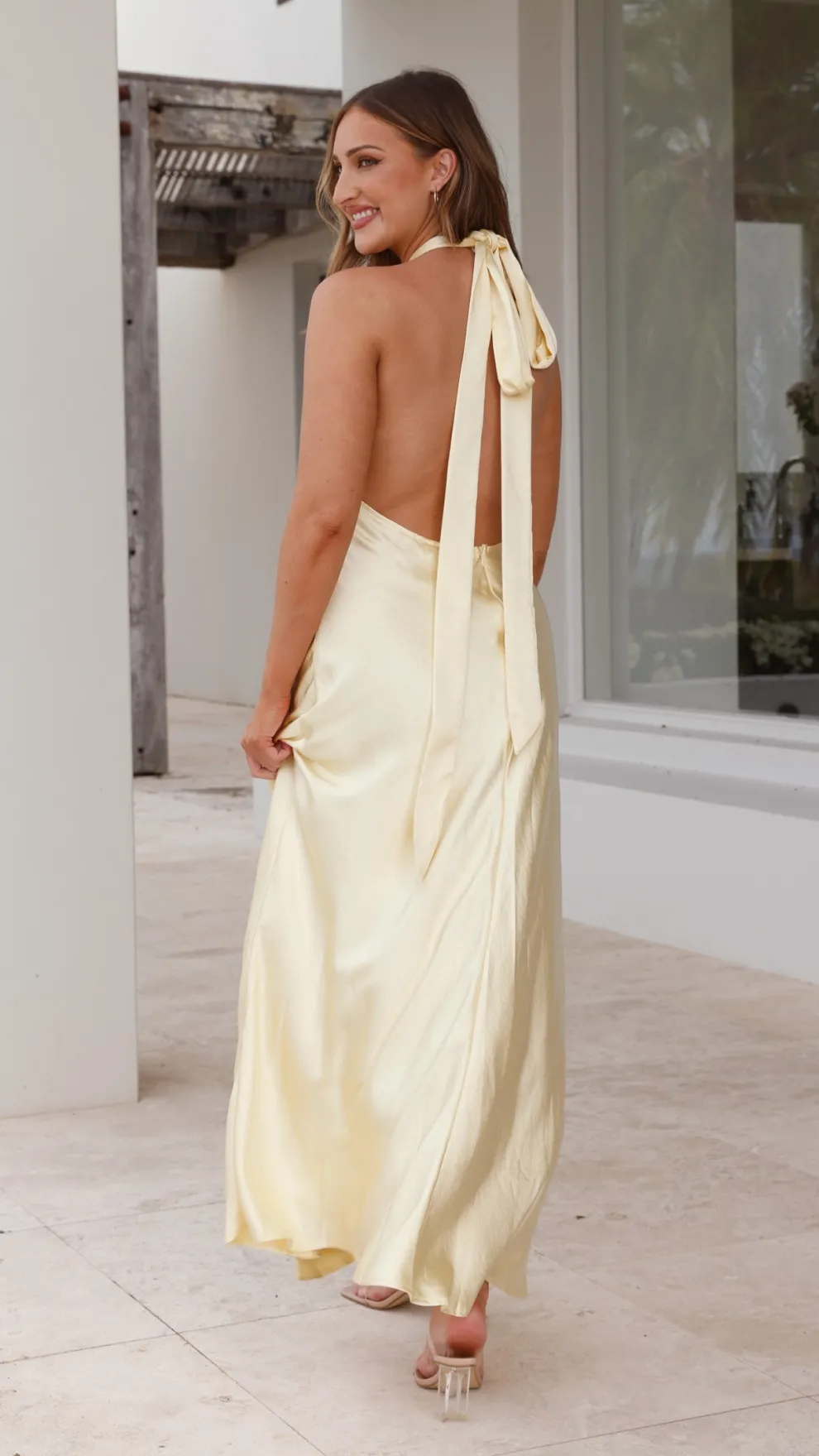 Amalia Maxi Dress - Yellow