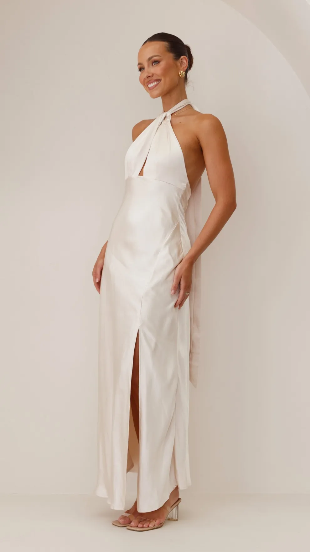 Amalia Maxi Dress - Champagne