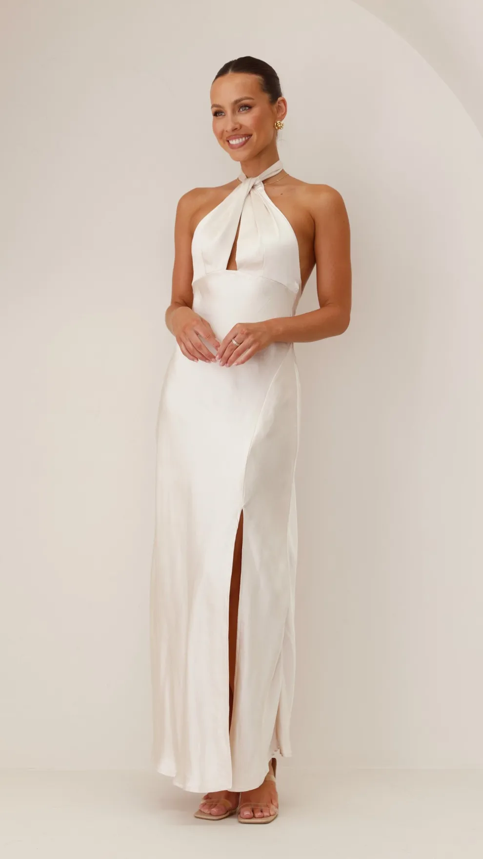 Amalia Maxi Dress - Champagne