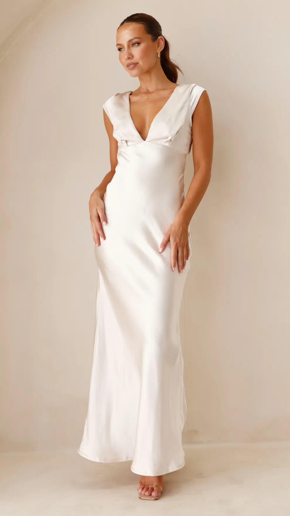 Amelia Maxi Dress - Champagne