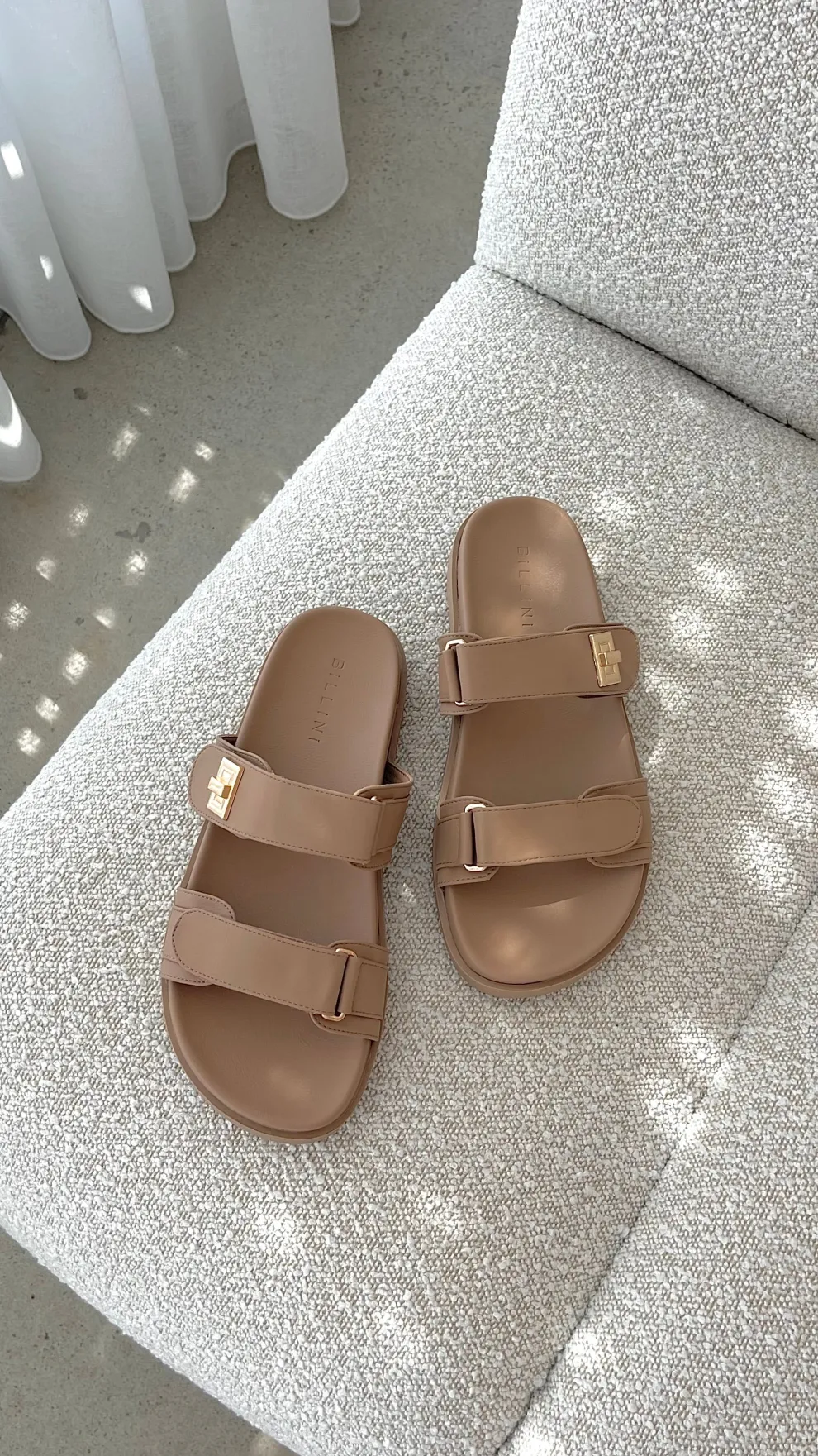 Amylee Slide - Light Cashew