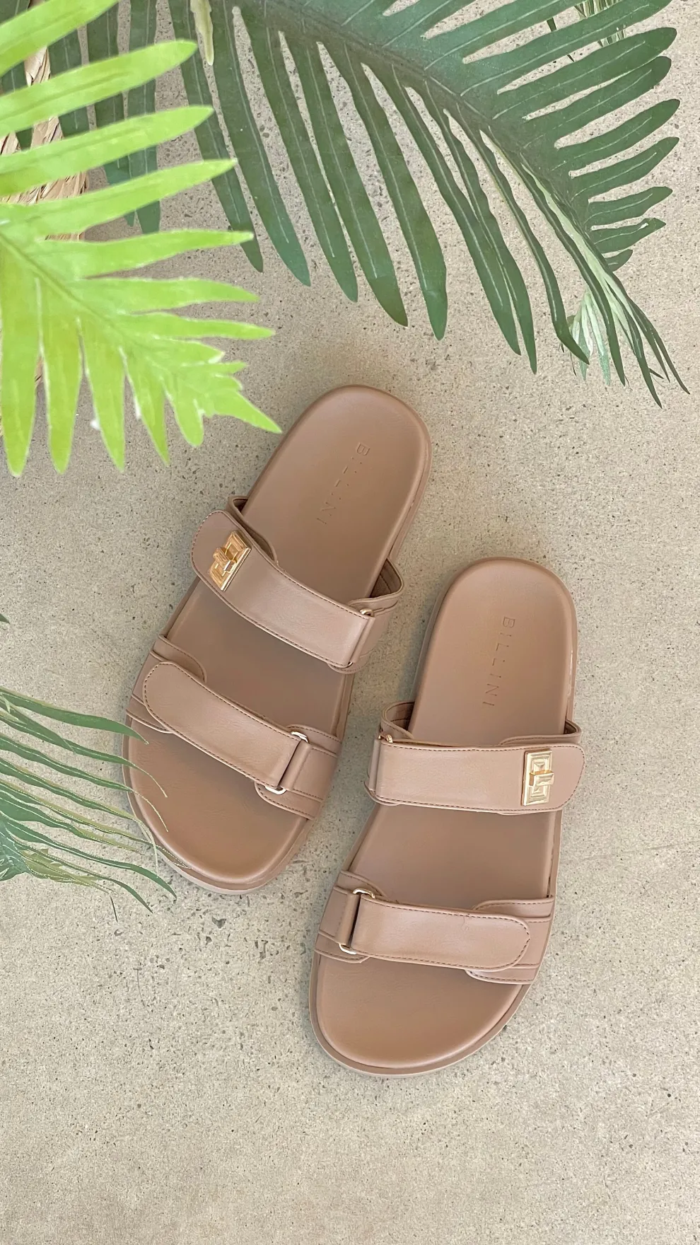 Amylee Slide - Light Cashew