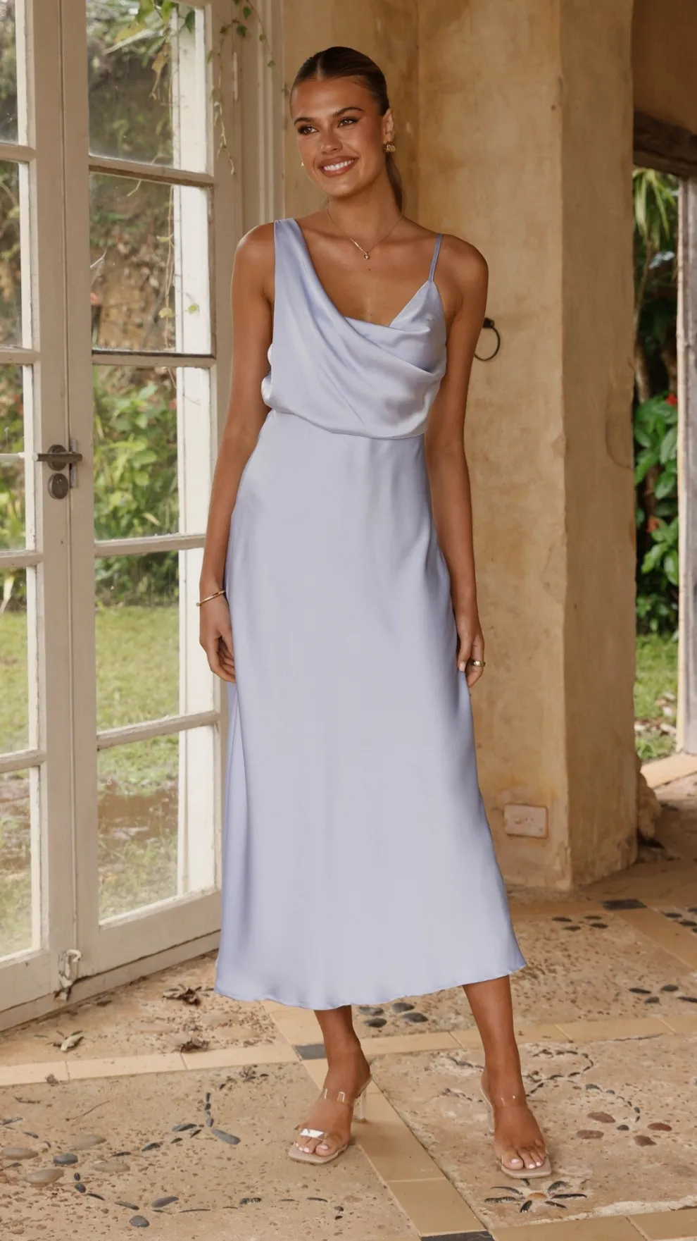 Audrey Maxi Dress - Blue