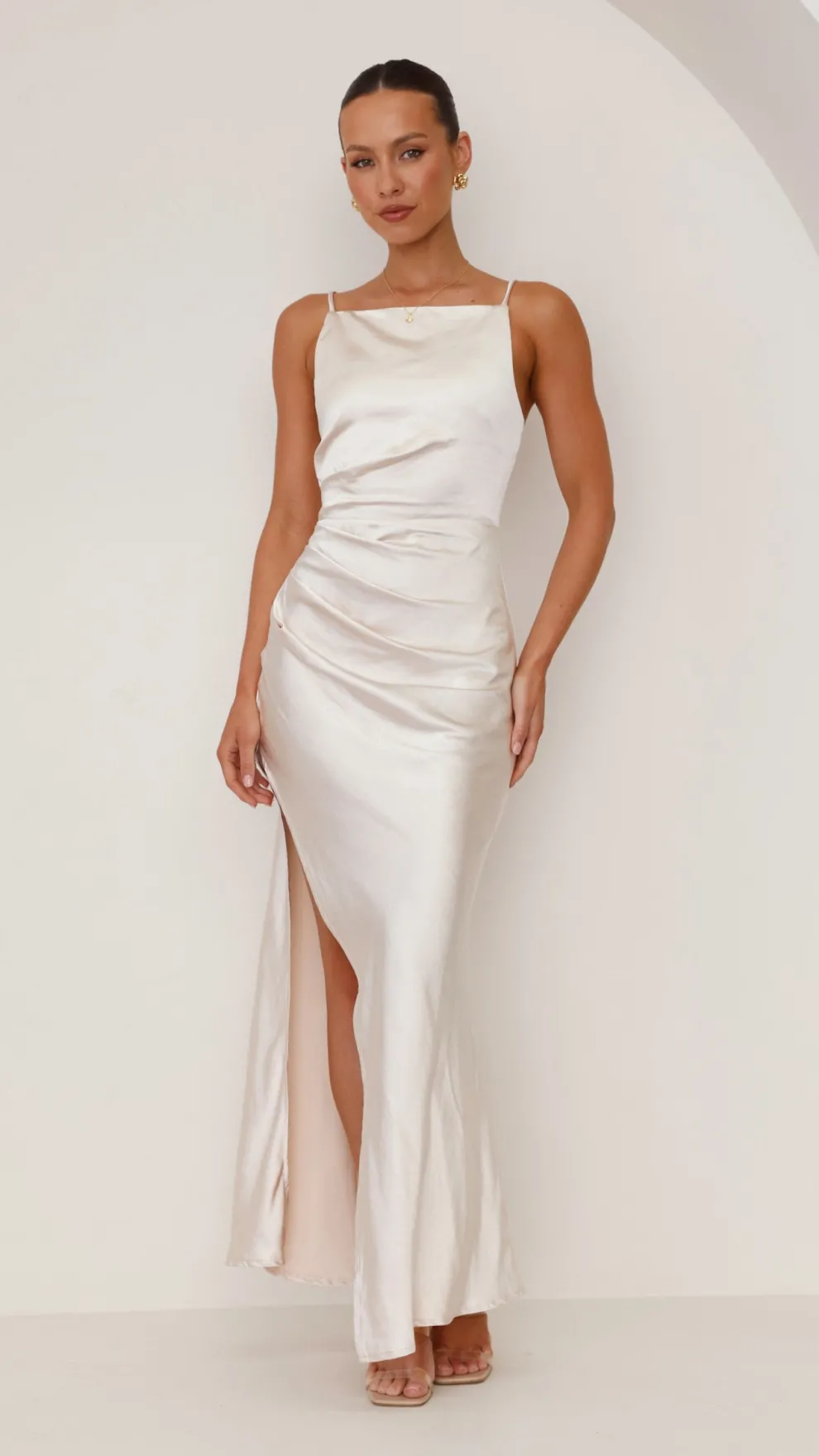 Ava Maxi Dress - Champagne