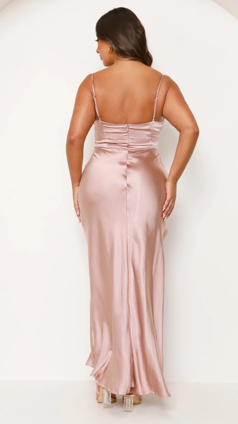 Ava Maxi Dress - Dusty Pink