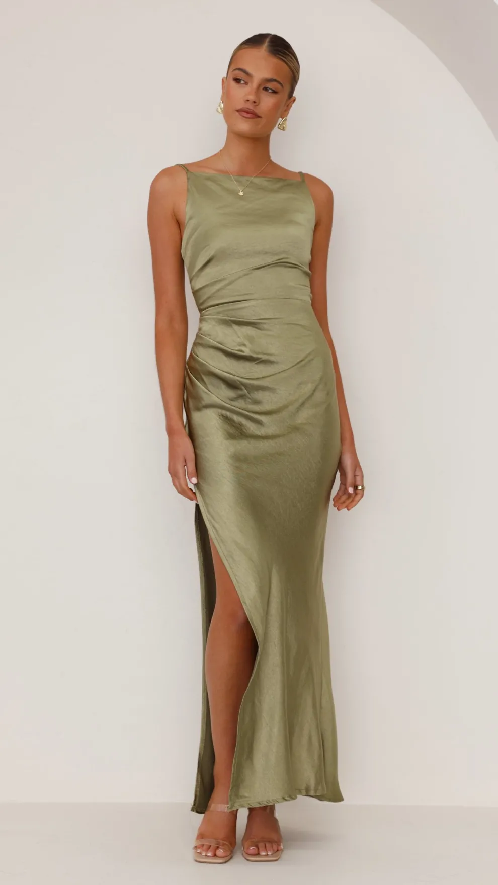 Ava Maxi Dress - Olive