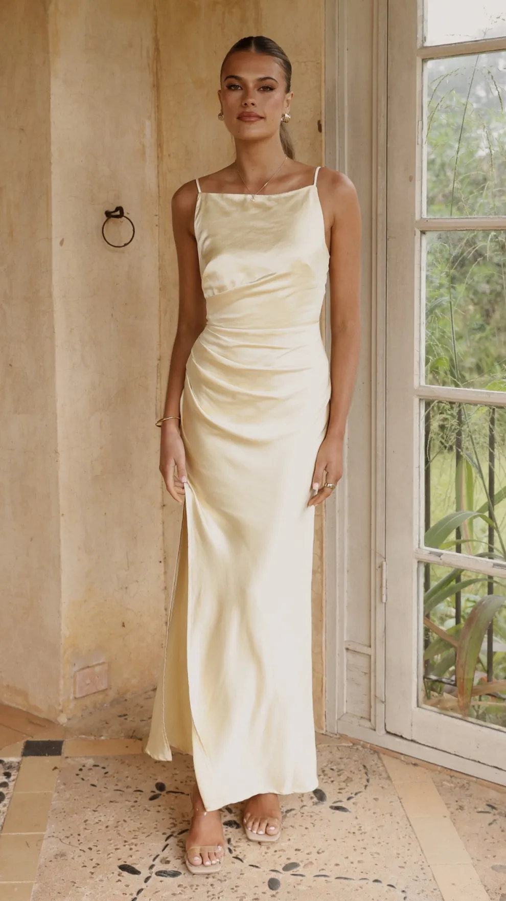 Ava Maxi Dress - Yellow