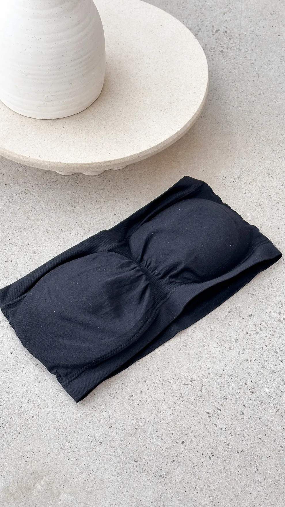 Bandeau Bra - Black