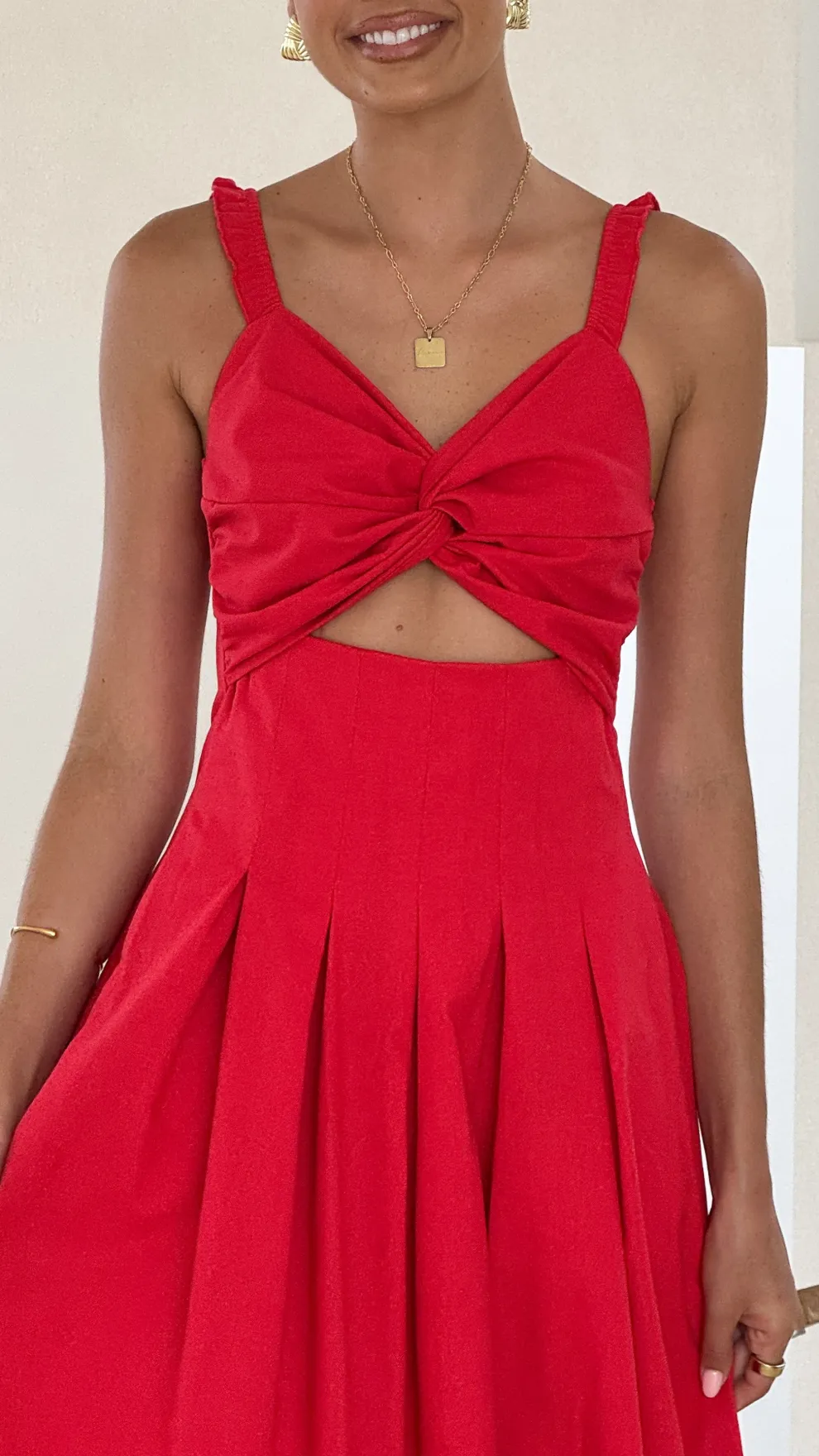Bryce Maxi Dress - Red