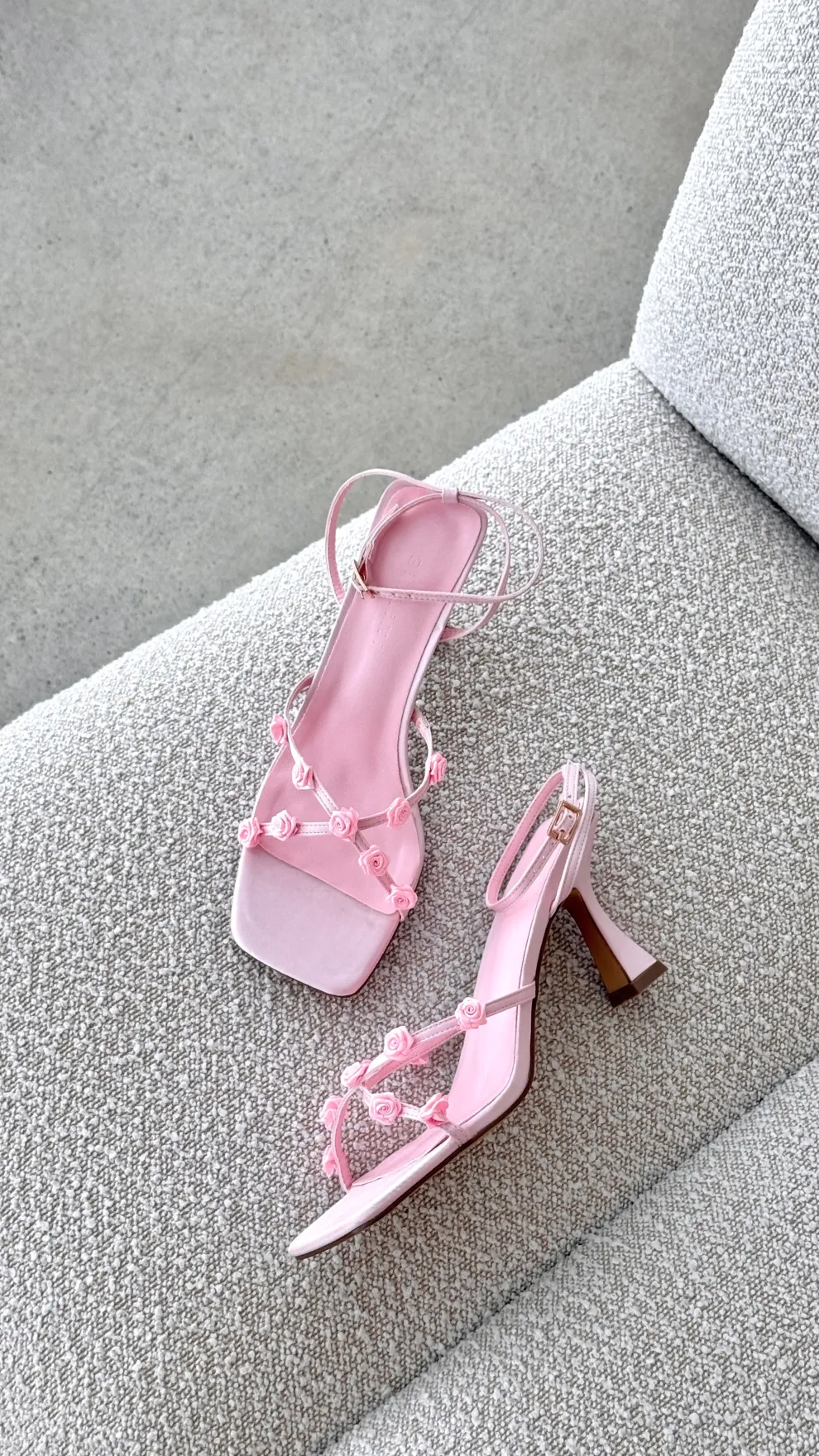 Brynlee Heel - Baby Pink
