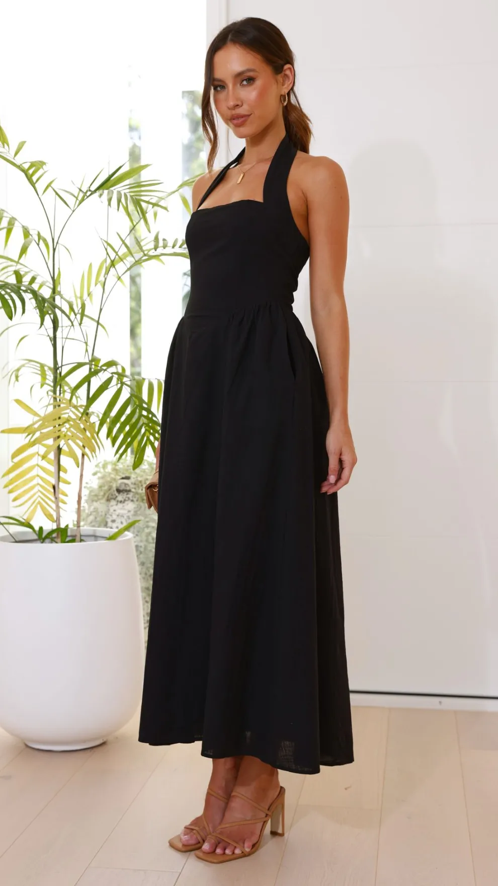 Caden Maxi Dress - Black