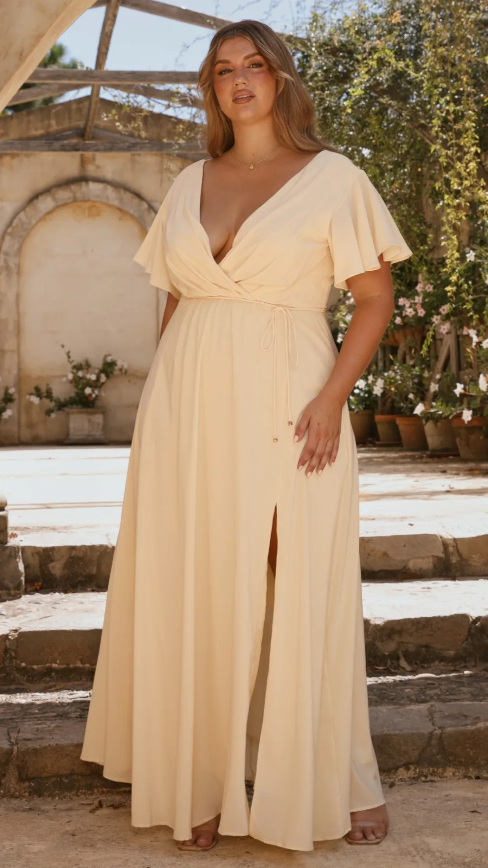 Charlize Maxi Dress - Yellow