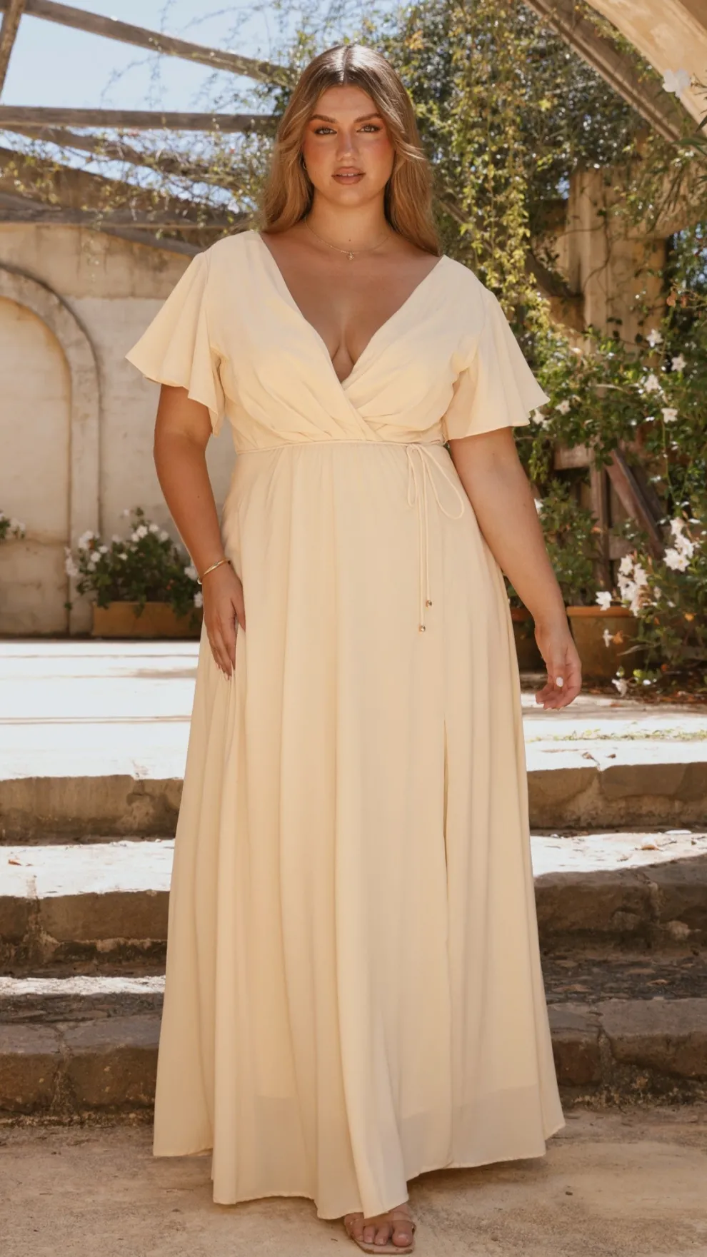 Charlize Maxi Dress - Yellow