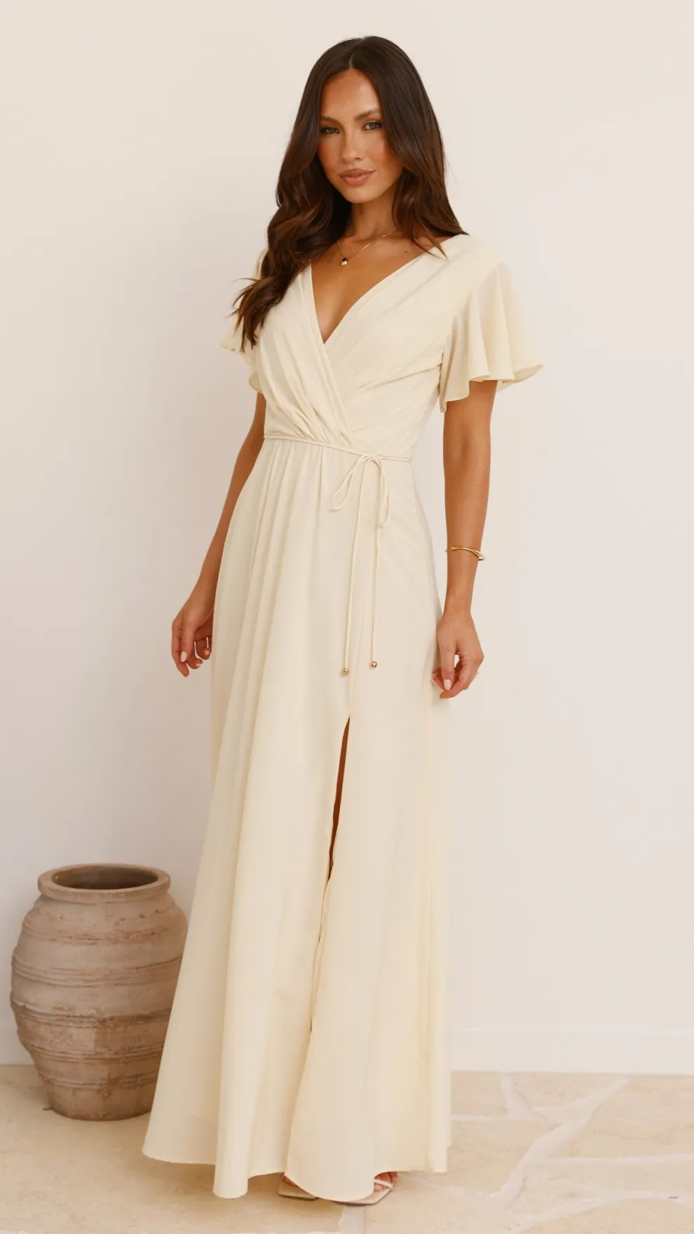 Charlize Maxi Dress - Yellow