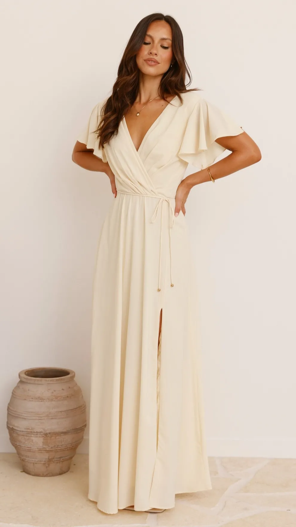 Charlize Maxi Dress - Yellow