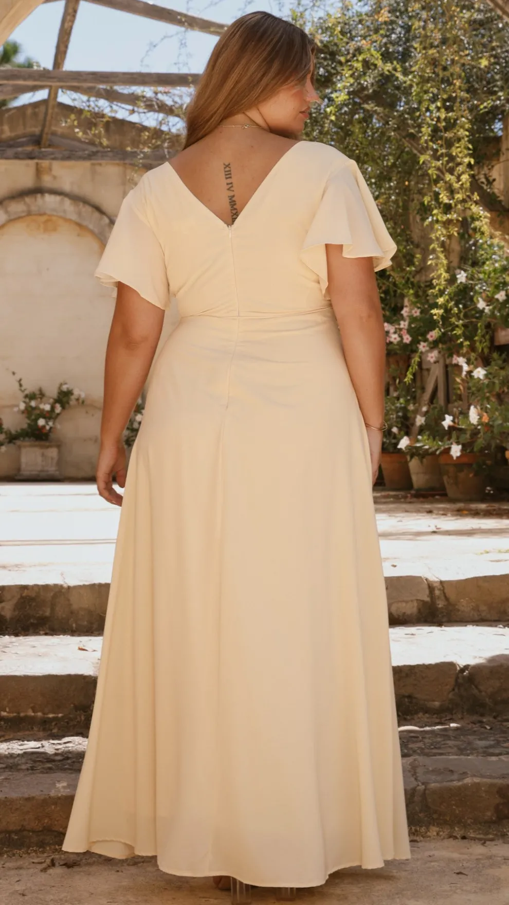 Charlize Maxi Dress - Yellow