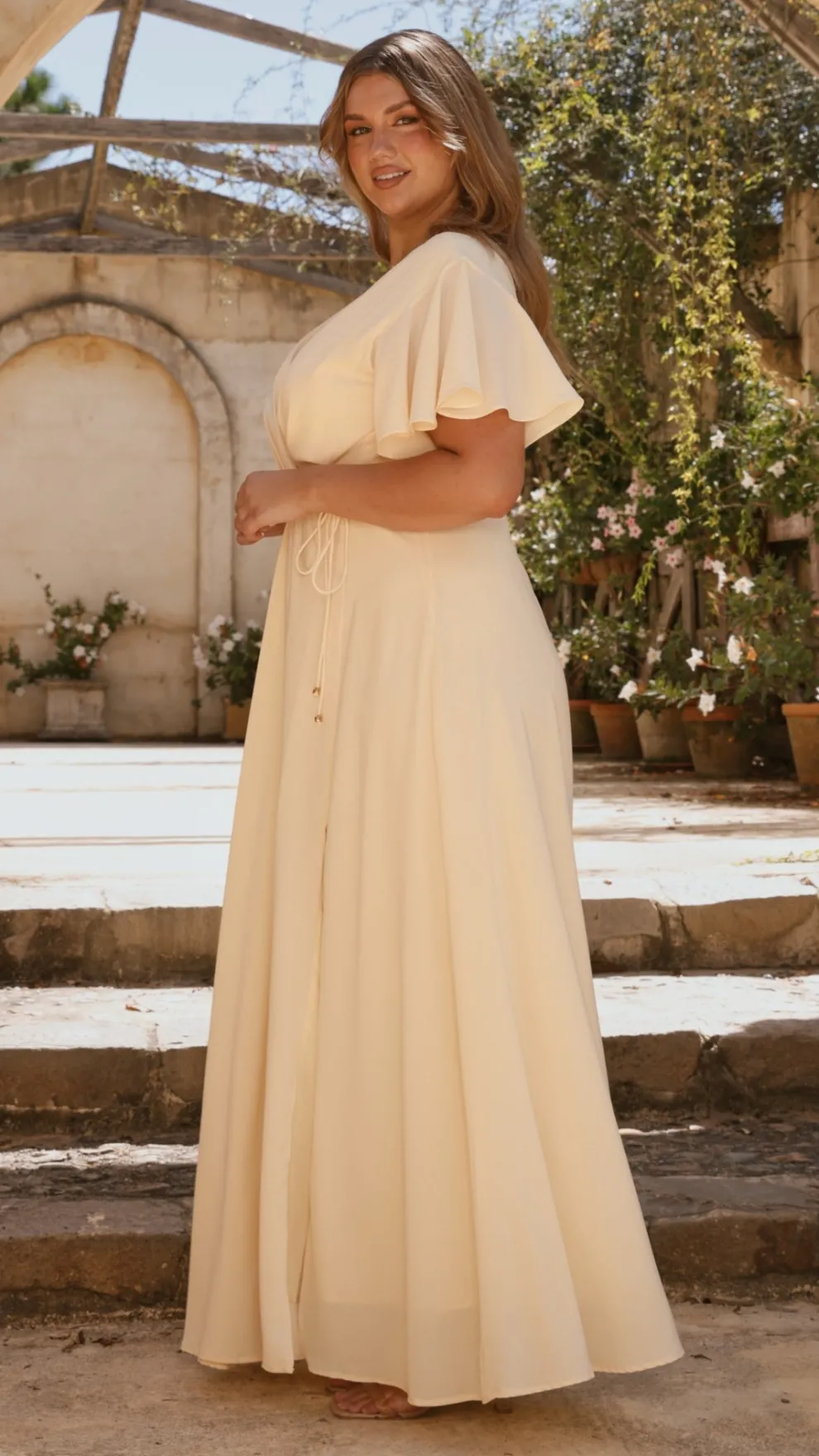 Charlize Maxi Dress - Yellow