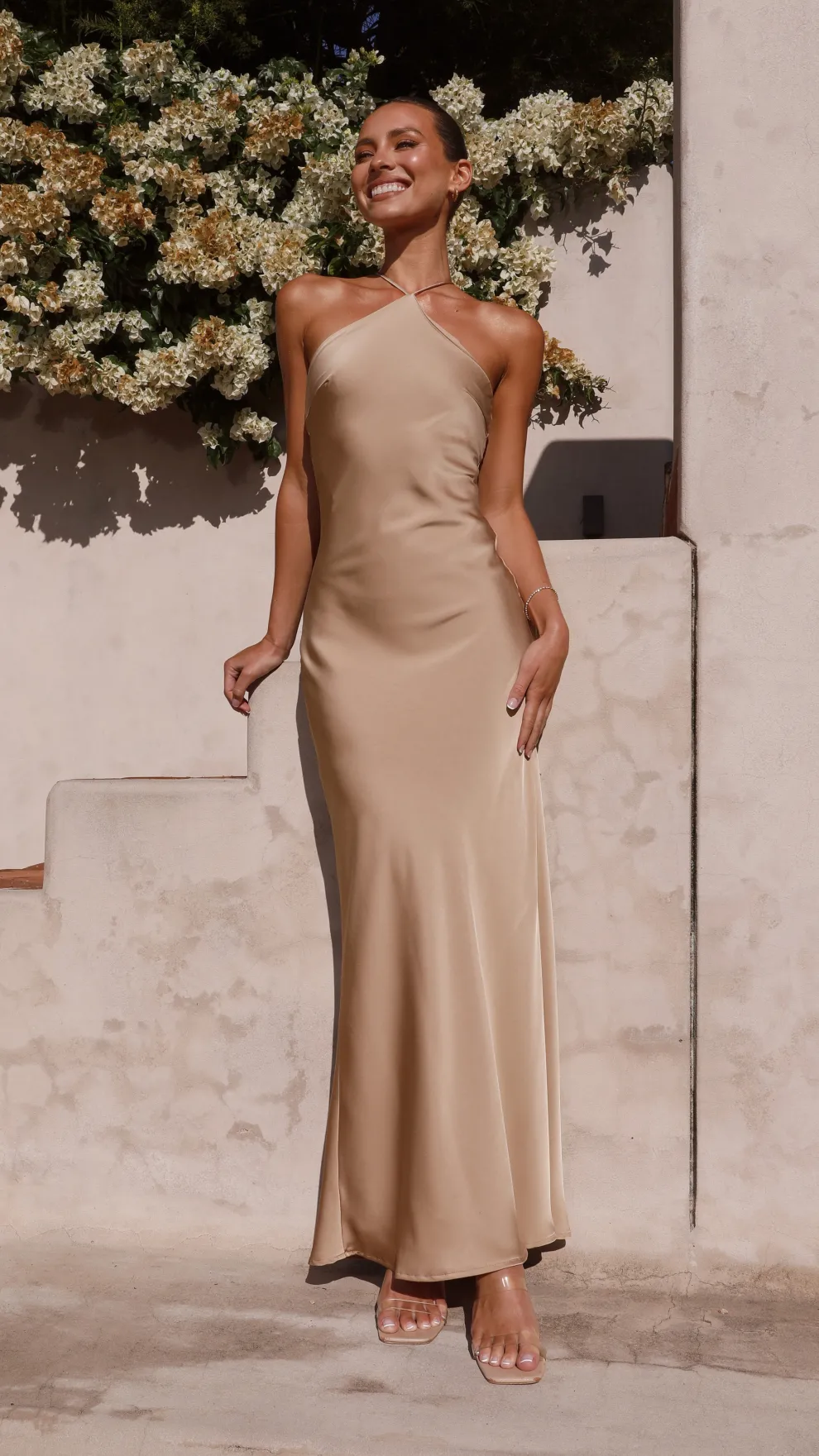 Chiara Maxi Dress - Latte