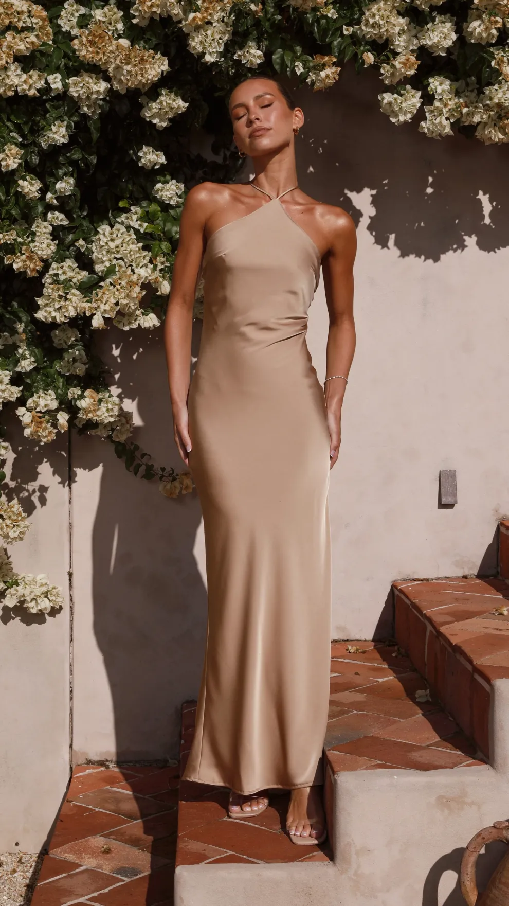Chiara Maxi Dress - Latte