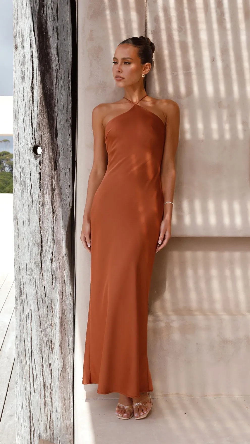 Chiara Maxi Dress - Copper
