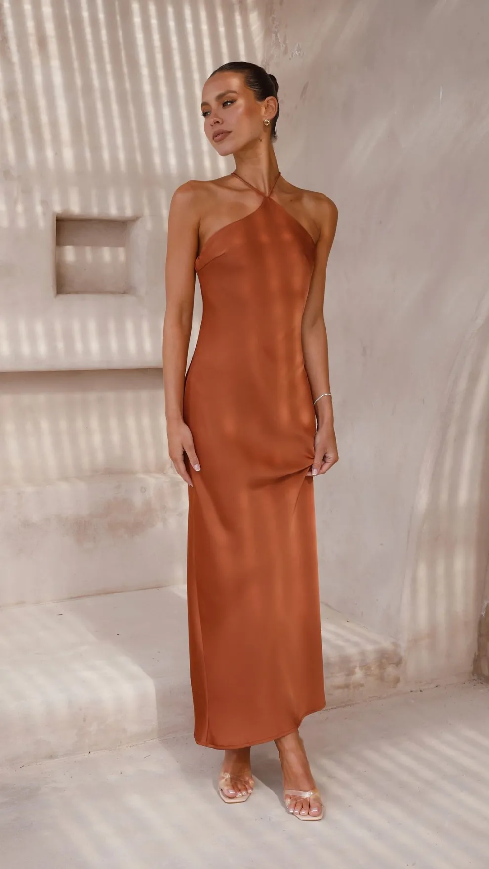 Chiara Maxi Dress - Copper