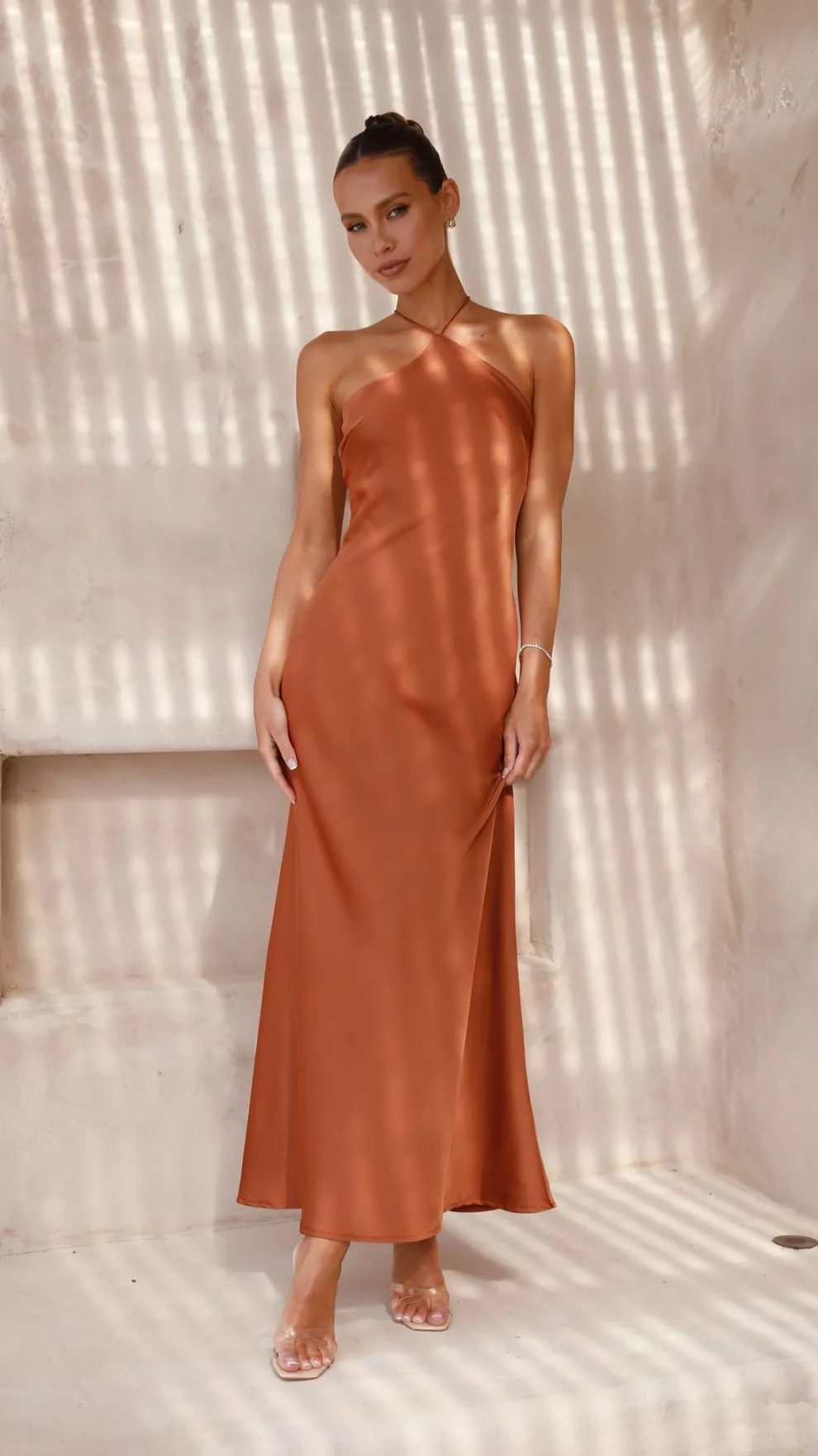 Chiara Maxi Dress - Copper