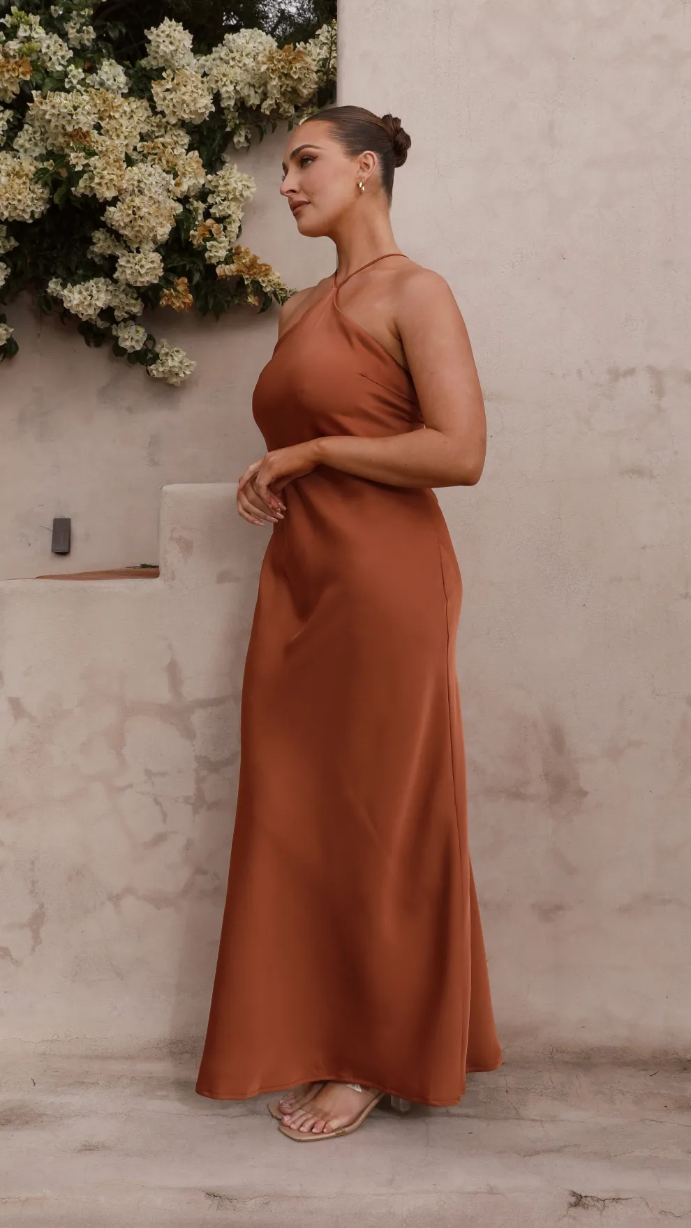 Chiara Maxi Dress - Copper