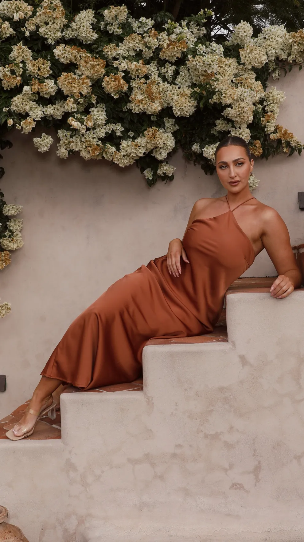 Chiara Maxi Dress - Copper