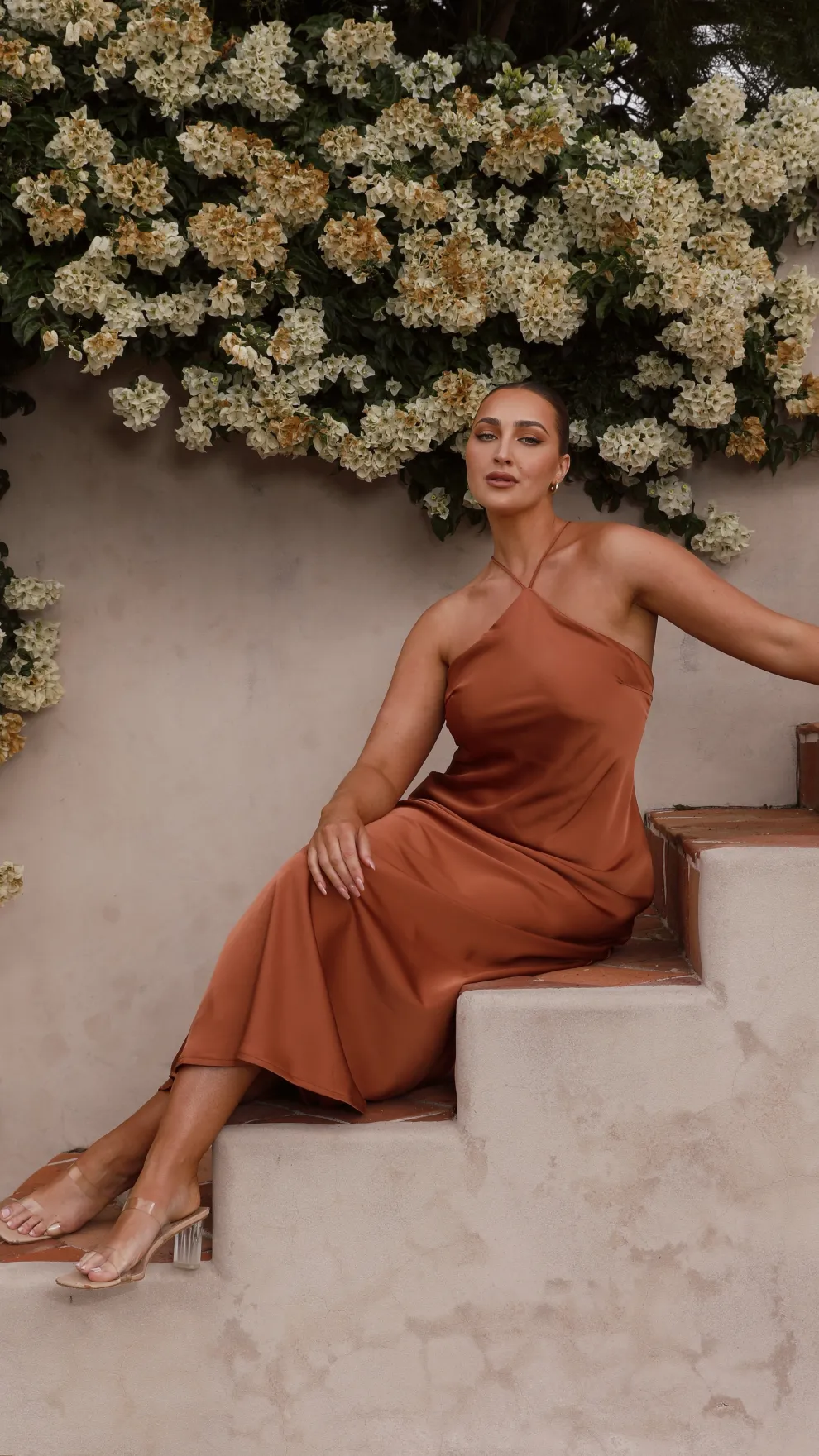 Chiara Maxi Dress - Copper