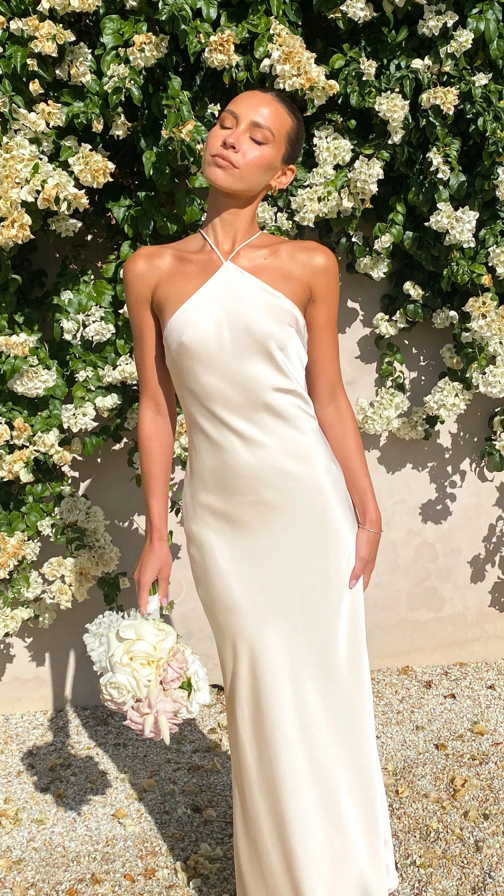 Chiara Maxi Dress - Champagne