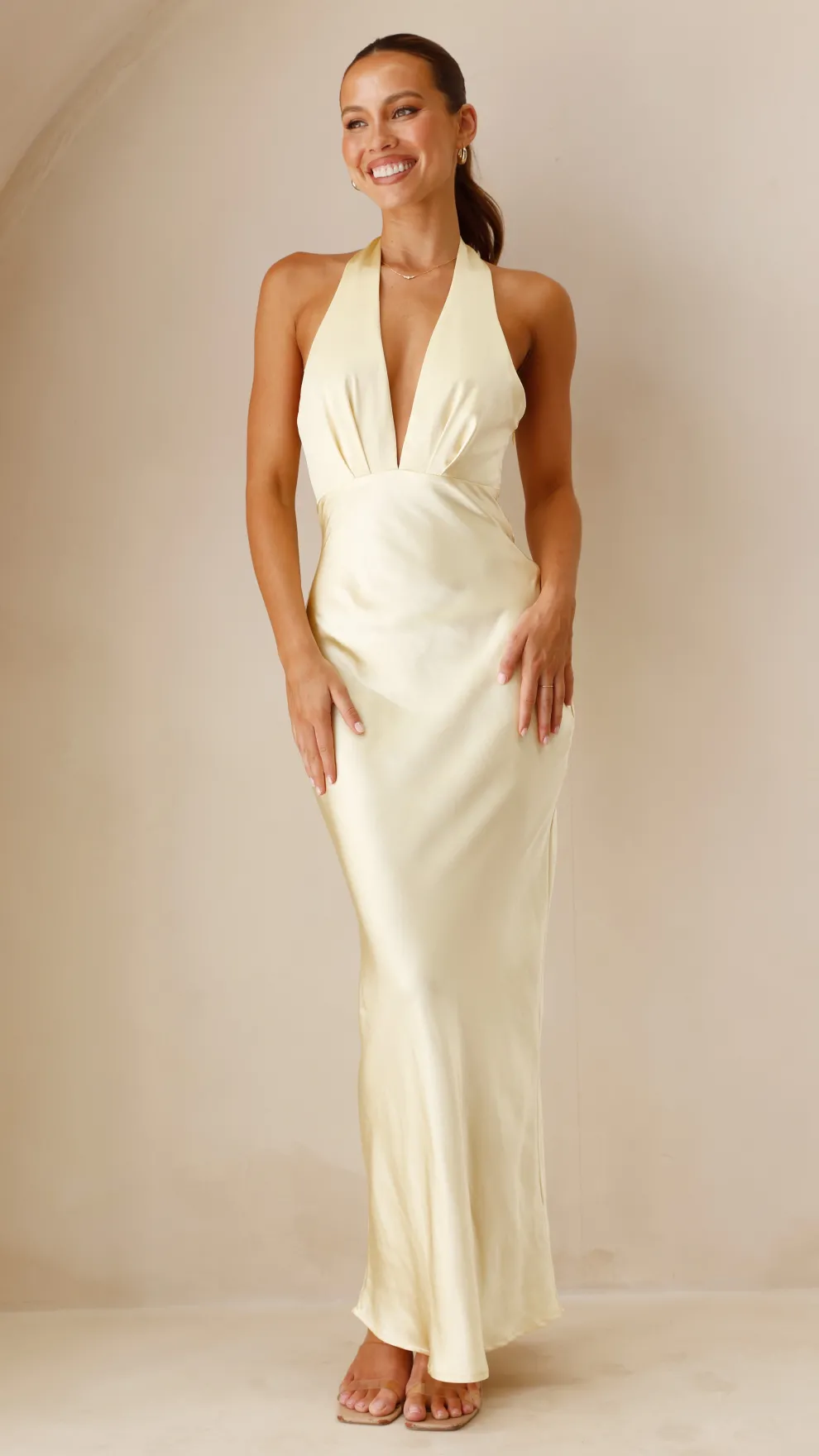 Chloe Maxi Dress - Yellow